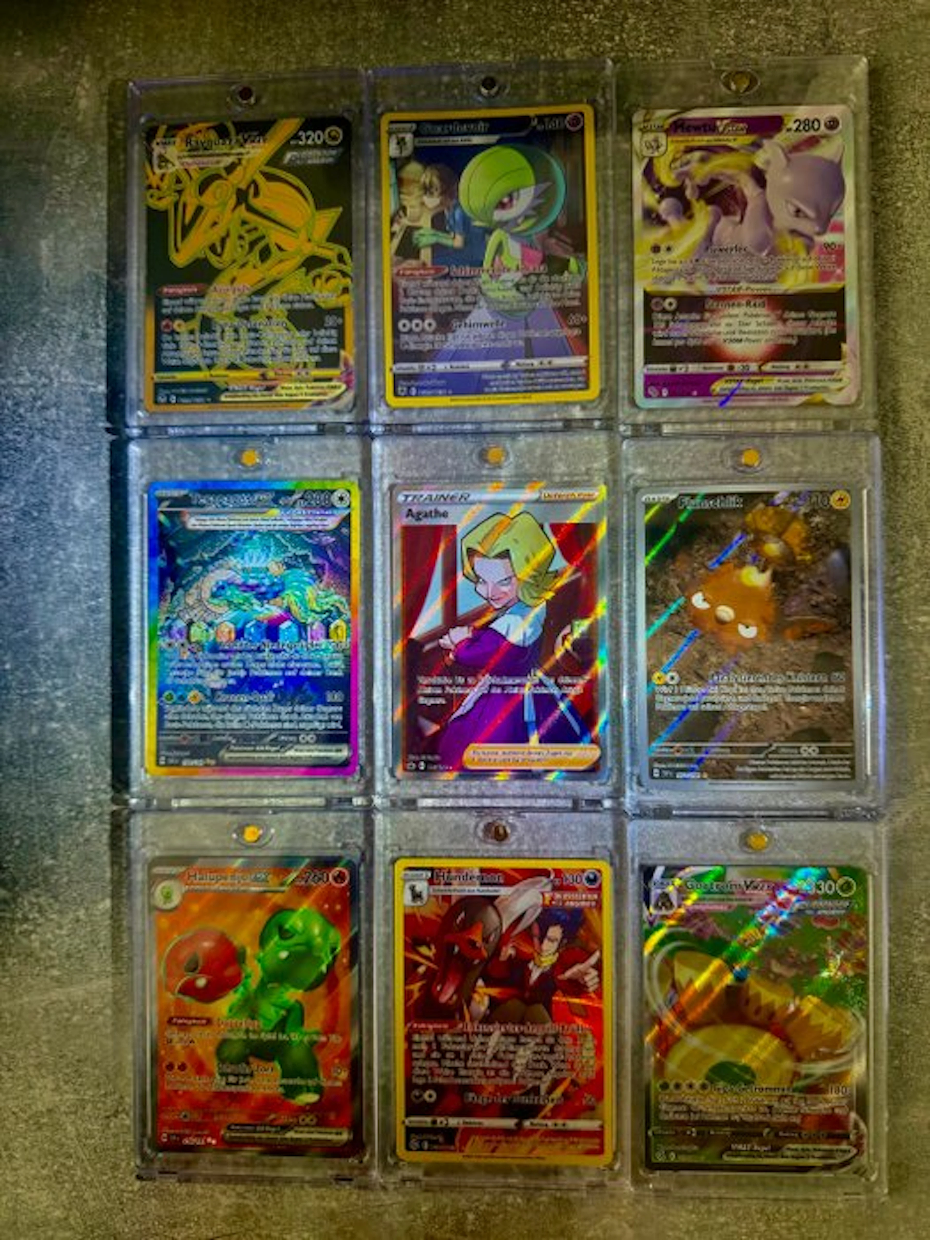 Pokémon - 9 Card - Rayquaza Foil, Full art