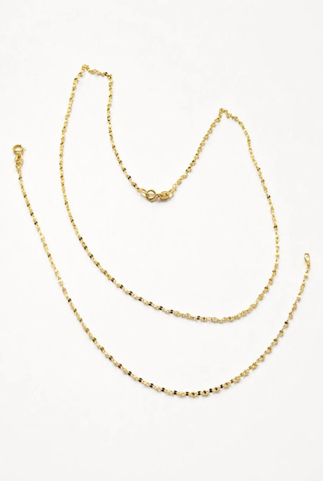 No reserve price - 2 piece jewellery set - 18 kt