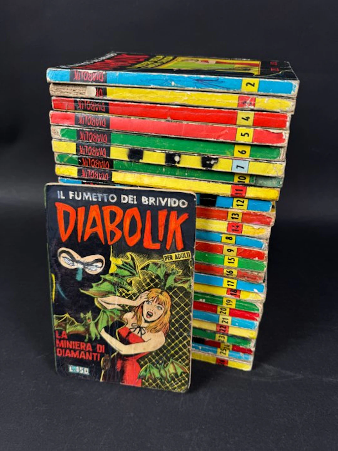 Diabolik Anno II; nn. 1/26 - completa - 26 Album - First edition - 1965