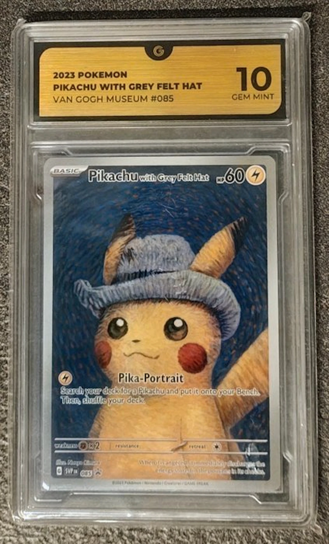 Pokémon - 1 Graded card - Pikachu #085 Promo card
