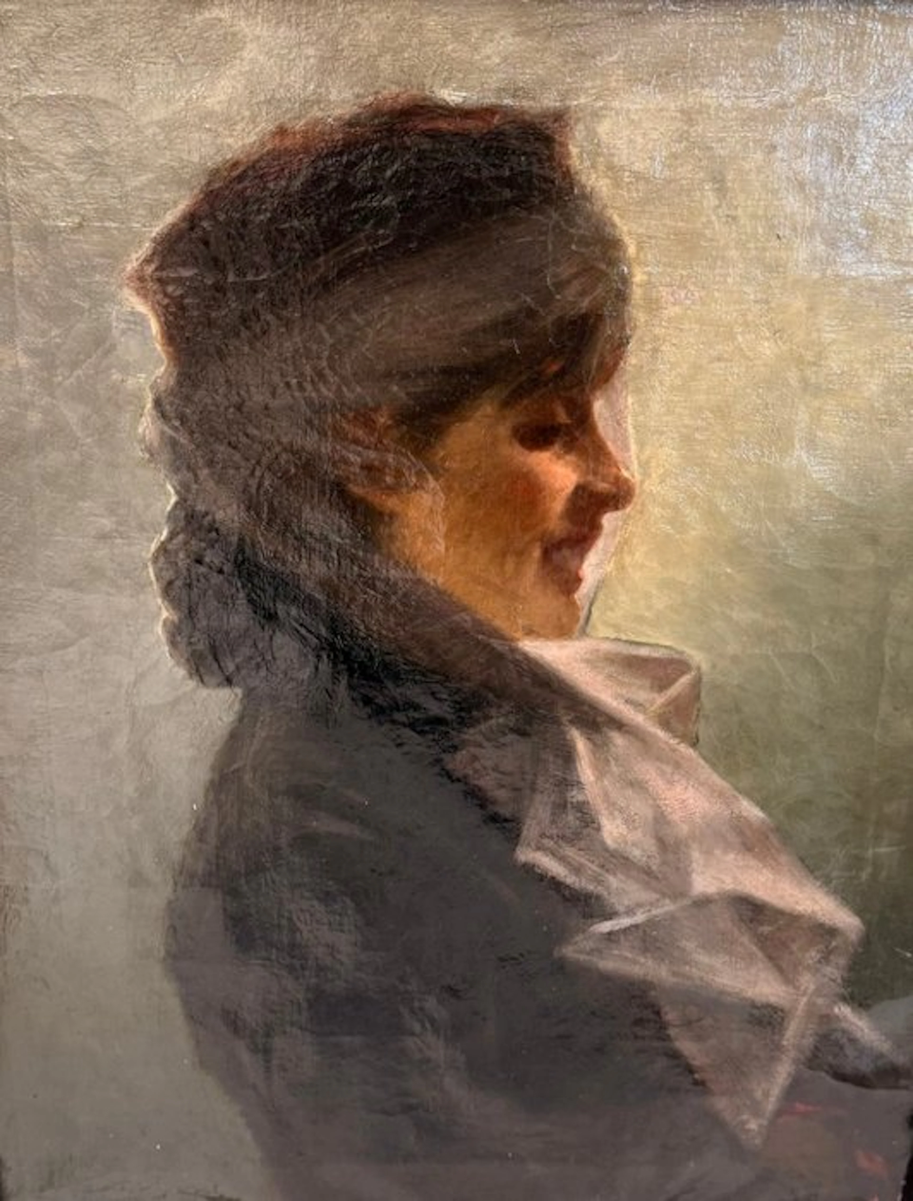 Giovanni Battista Todeschini (1857-1938) - Riflessi di seta bianchi