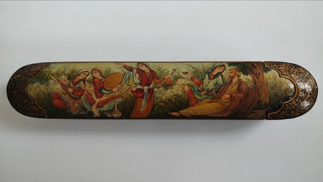 Qalamdan pencil case - Paper - Middle East - 20th century