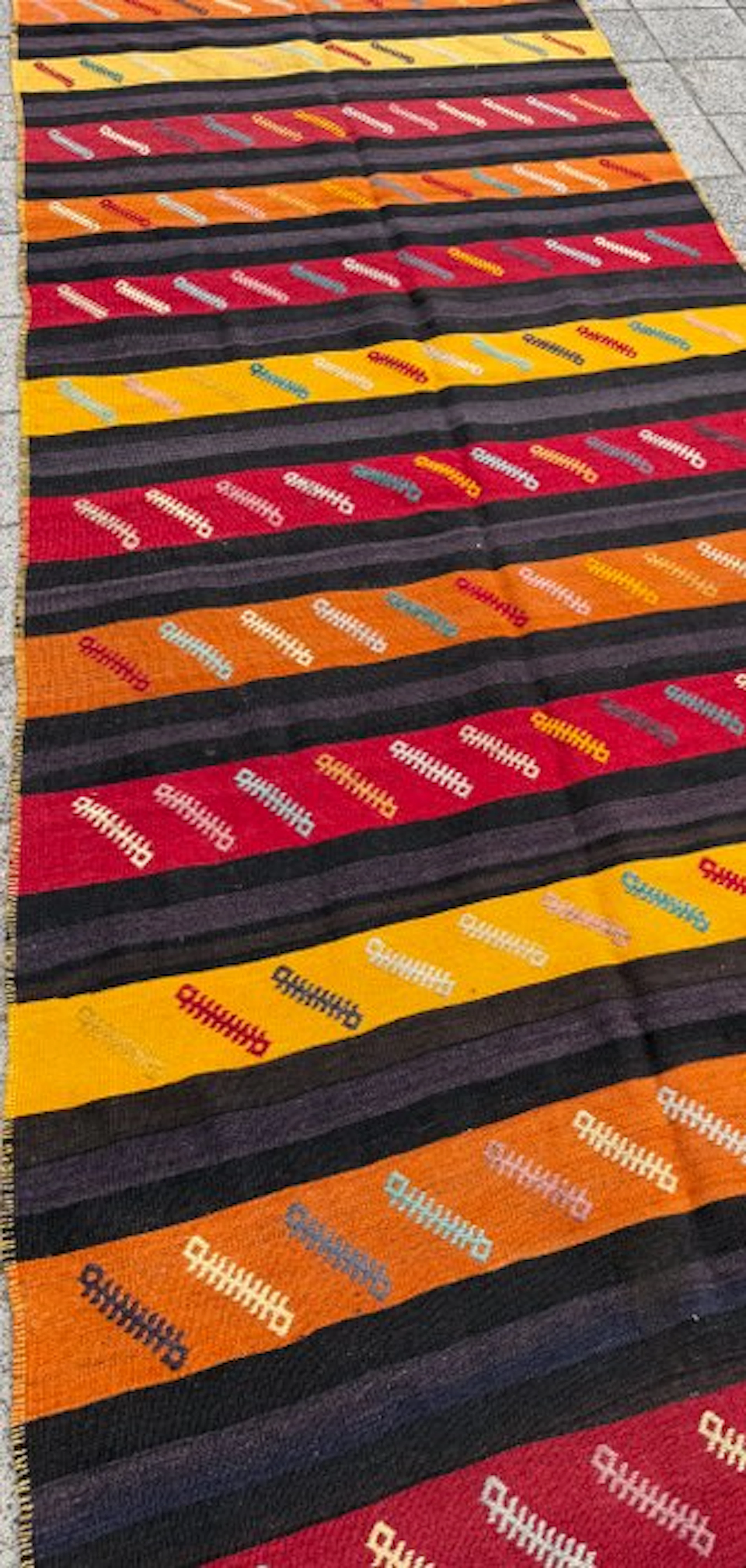 Turkish style kilim - unused - handwoven - wool - Kelim - 412 cm - 150 cm