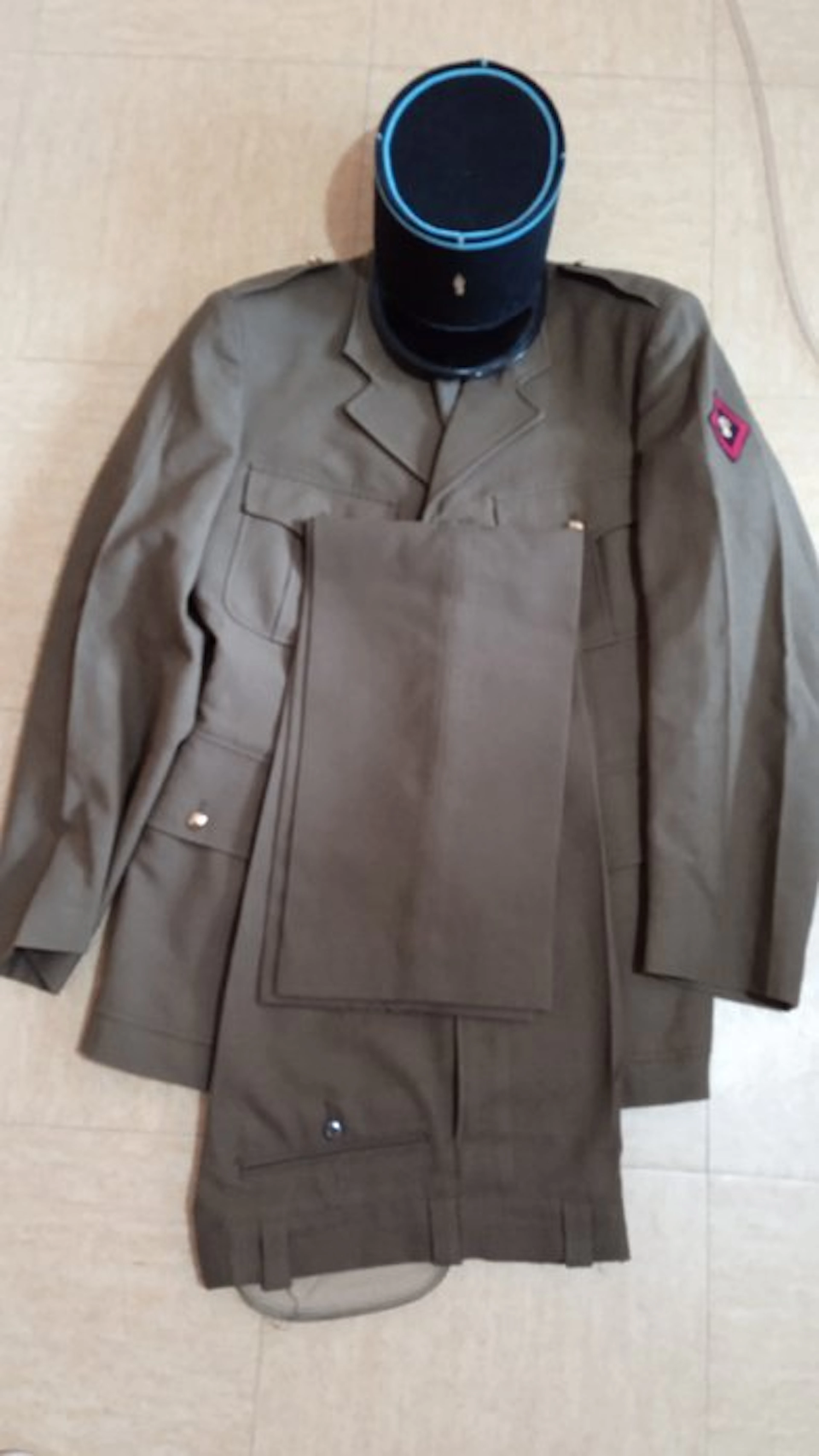 France - Armoured Corps - Military uniform - Full dress uniform and its kepi