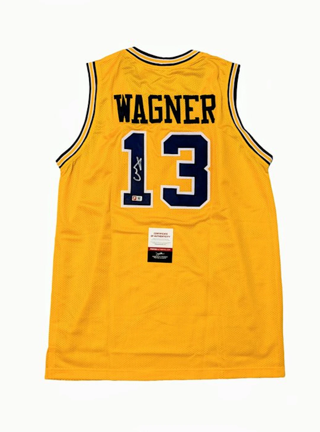 NBA - Moritz Wagner - Signed Custom Basketball College-Style Jersey with COA