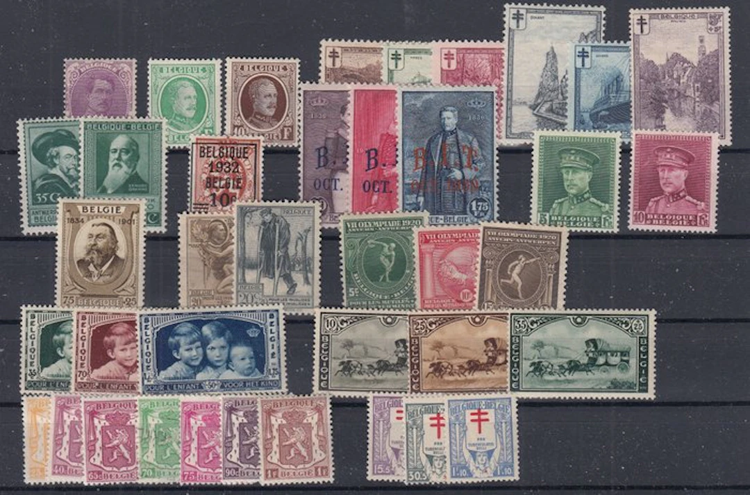 Belgium 1927/1934 - between 131 and 484/87 with better (209/210