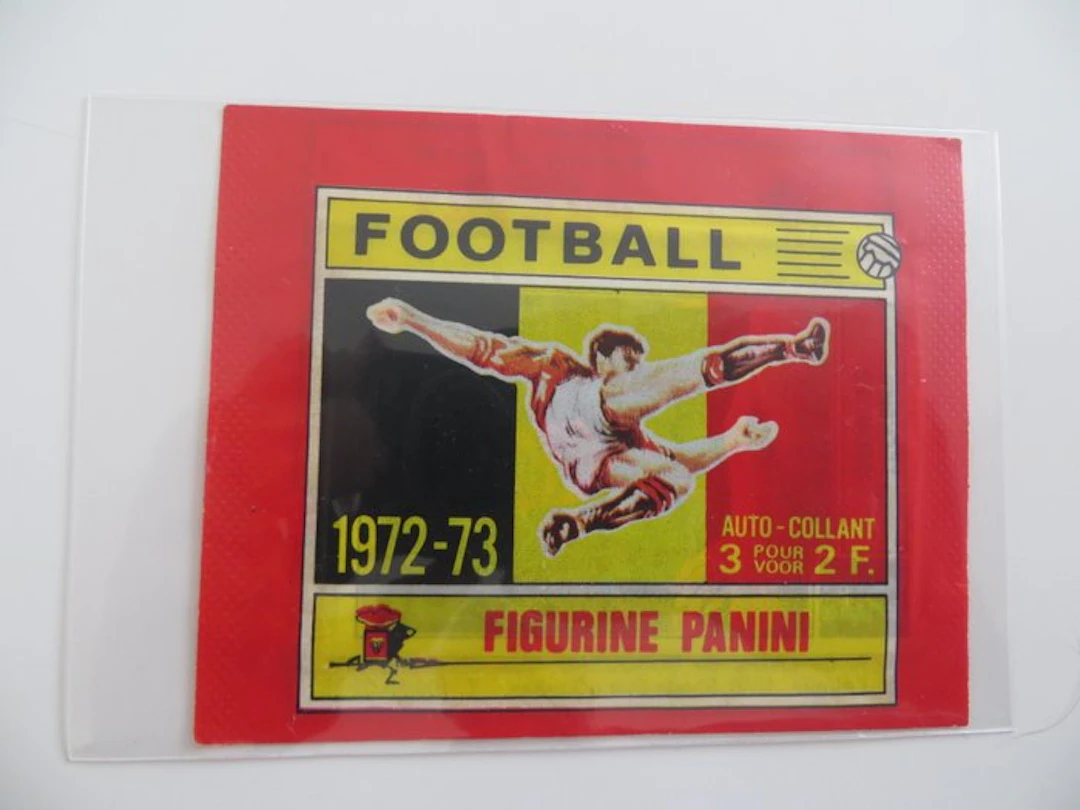 Panini Football 1972/73 Belgium - RARE - 1 Booster pack - Good (GD)