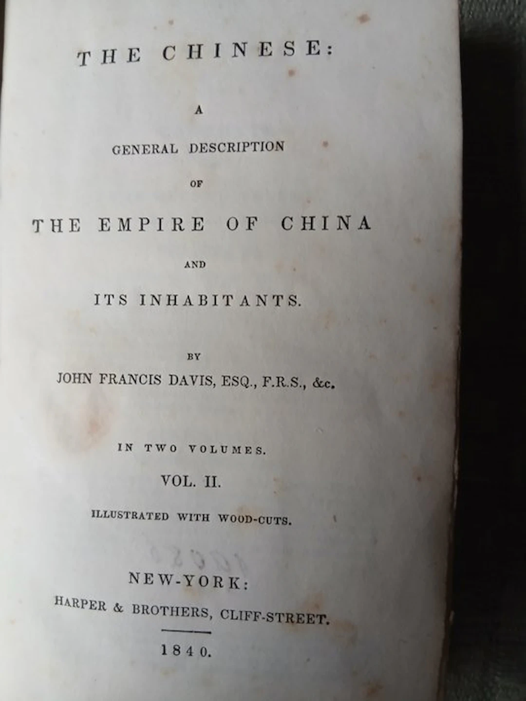 John Francis Davis - The Chinese a General Discription of...