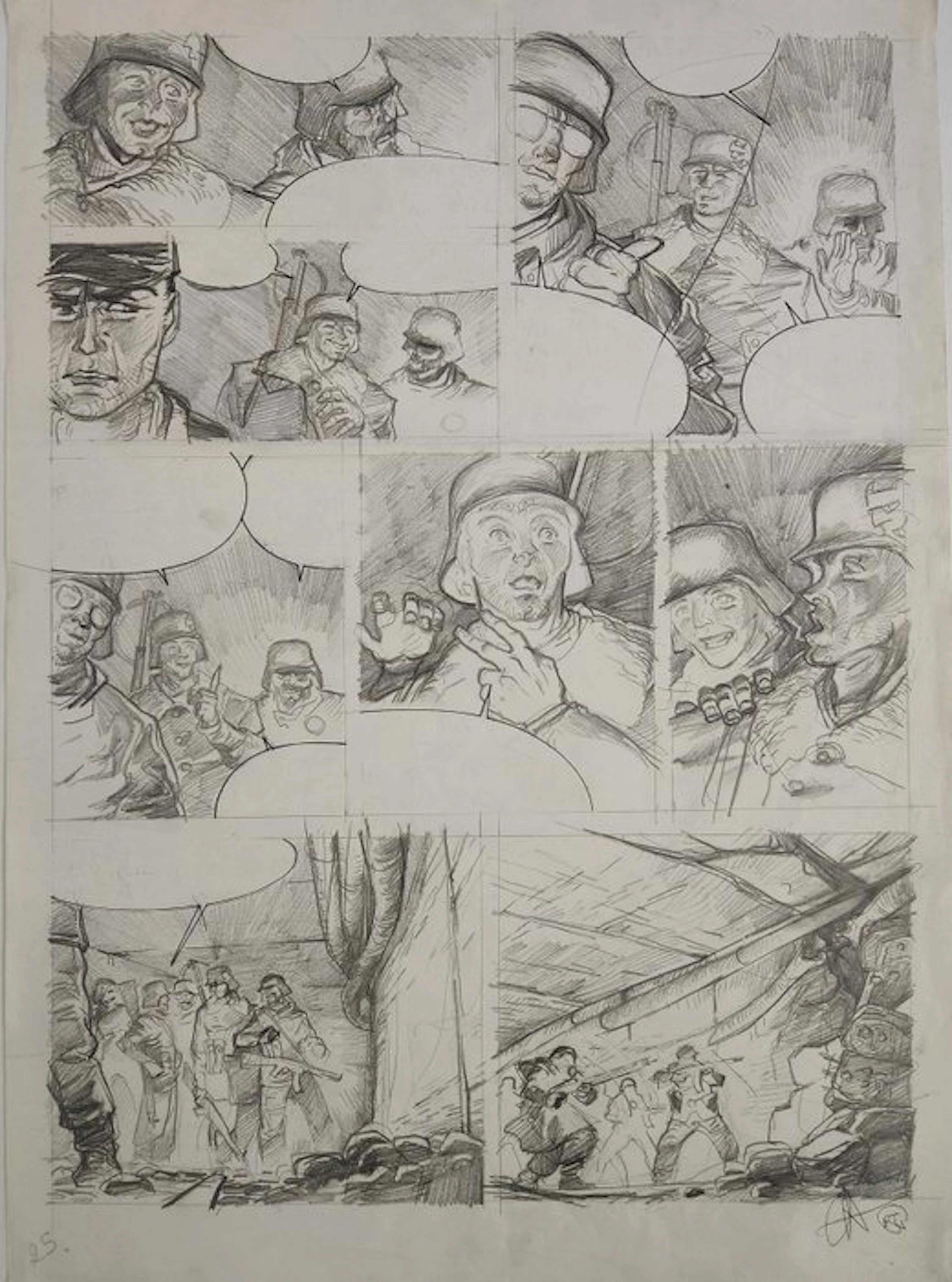 Toulhoat, Ronan - 1 Original preliminary page - Block 109