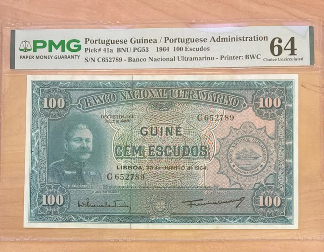 Portuguese Guinea. - 100 Escudos - 1964 - Pick 41a (No reserve price)
