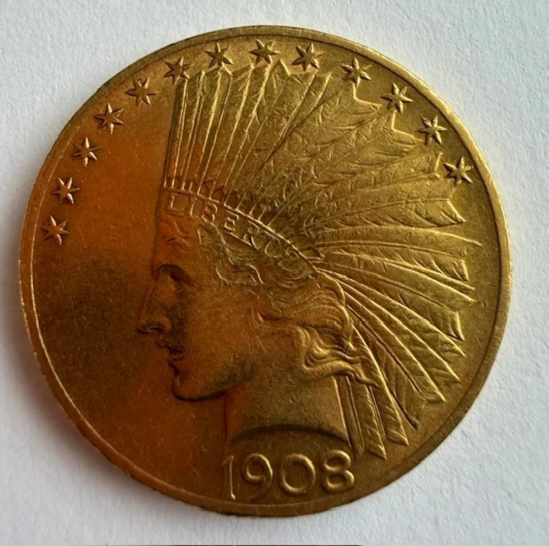 United States. 10 Dollars 1908