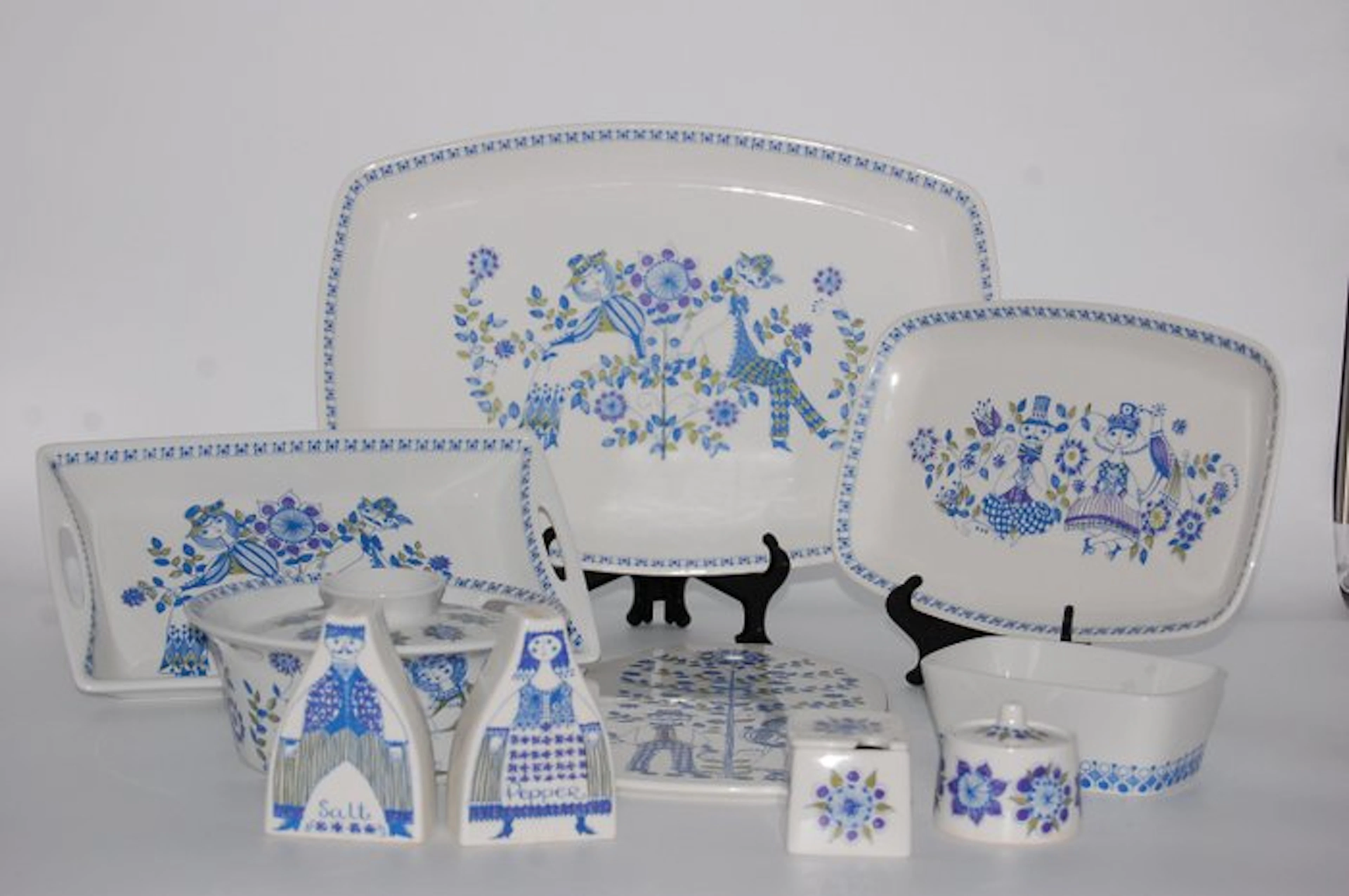 Figgjo Fajanse - Turi Gramstad Oliver - Platter (10) - Ceramic - Series "Lotte"