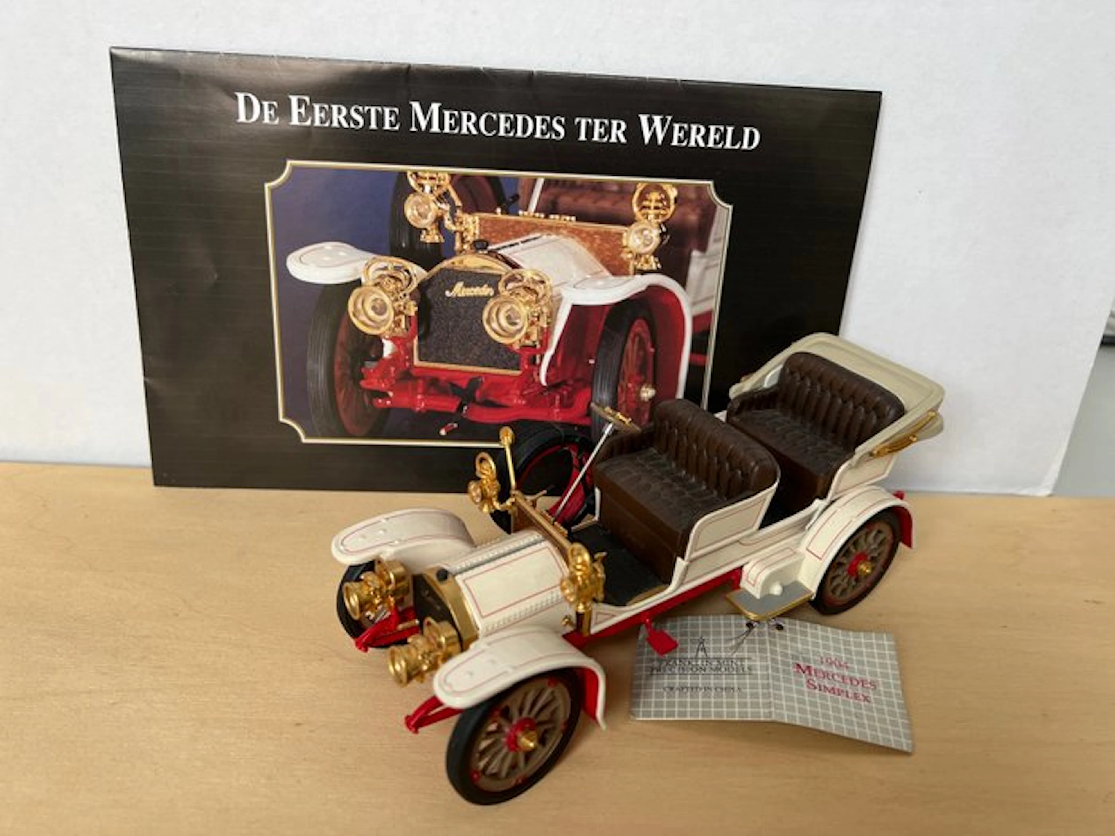 Franklin Mint 1:24 - Model convertible car - Mercedes type Simplex uit 1904