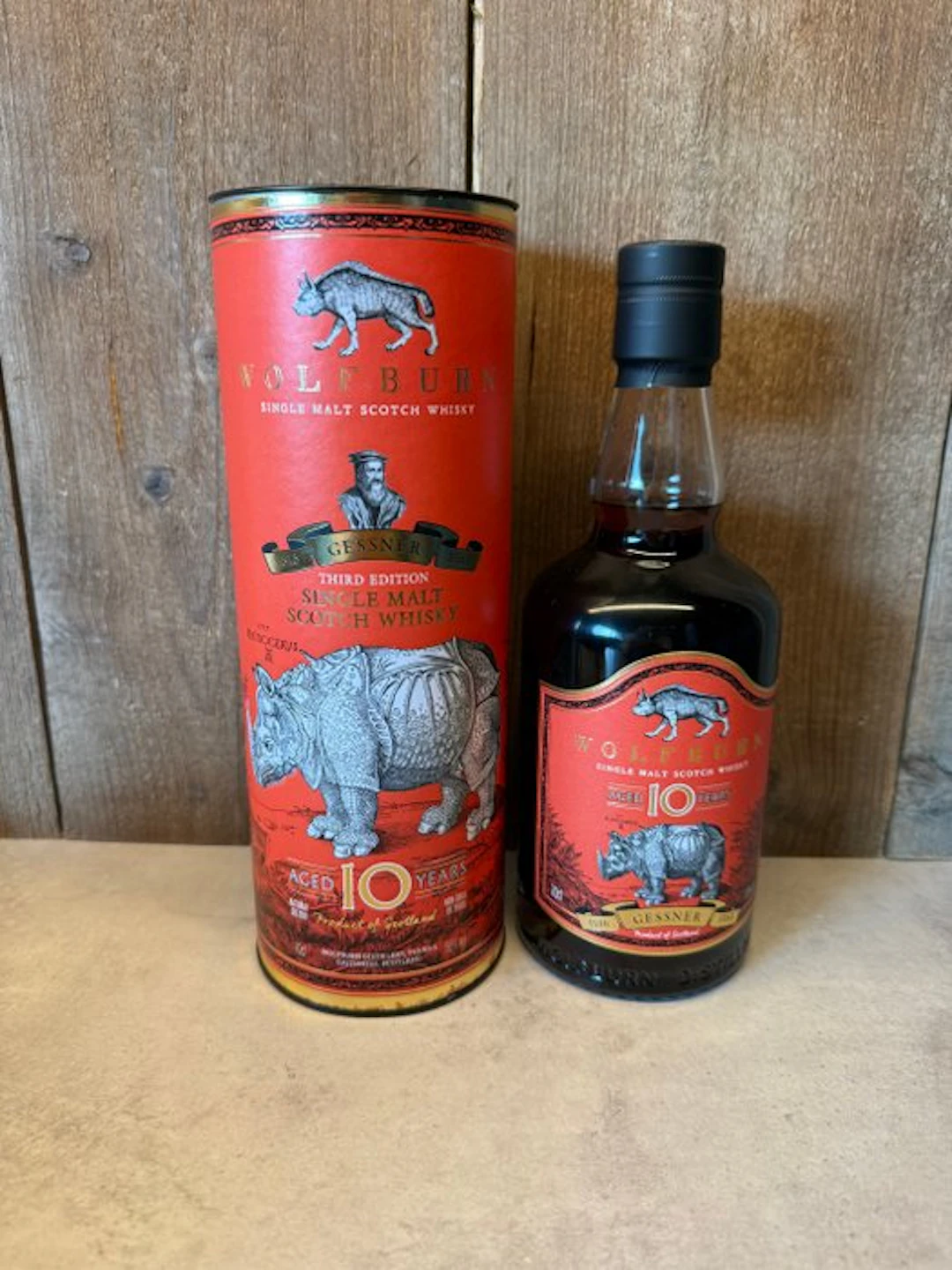 Wolfburn 10 years old Gessner Third Edition - 70cl