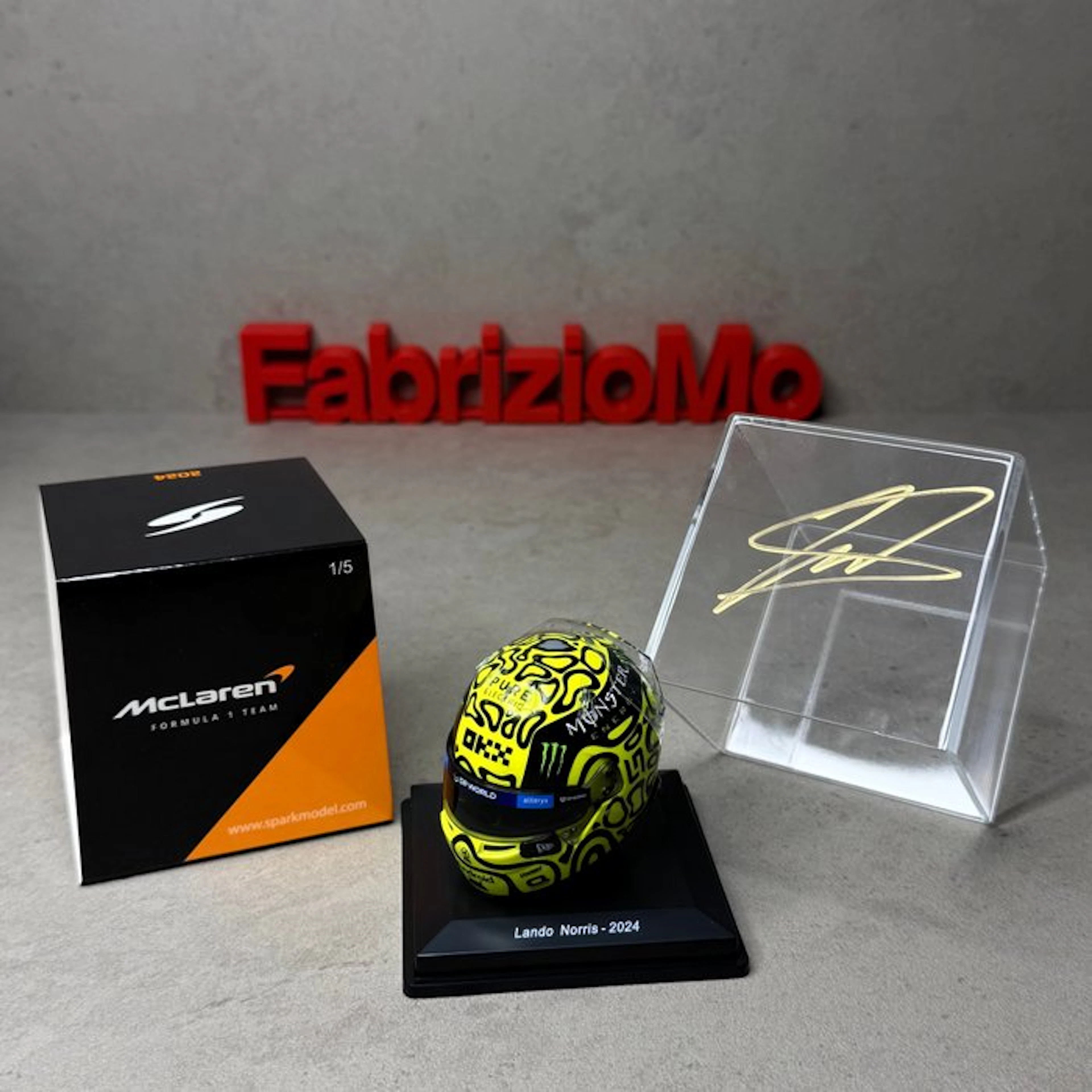 Mclaren - Season Helmet - Lando Norris - 2024 helmet - 2024 - 1:5 scale helmet