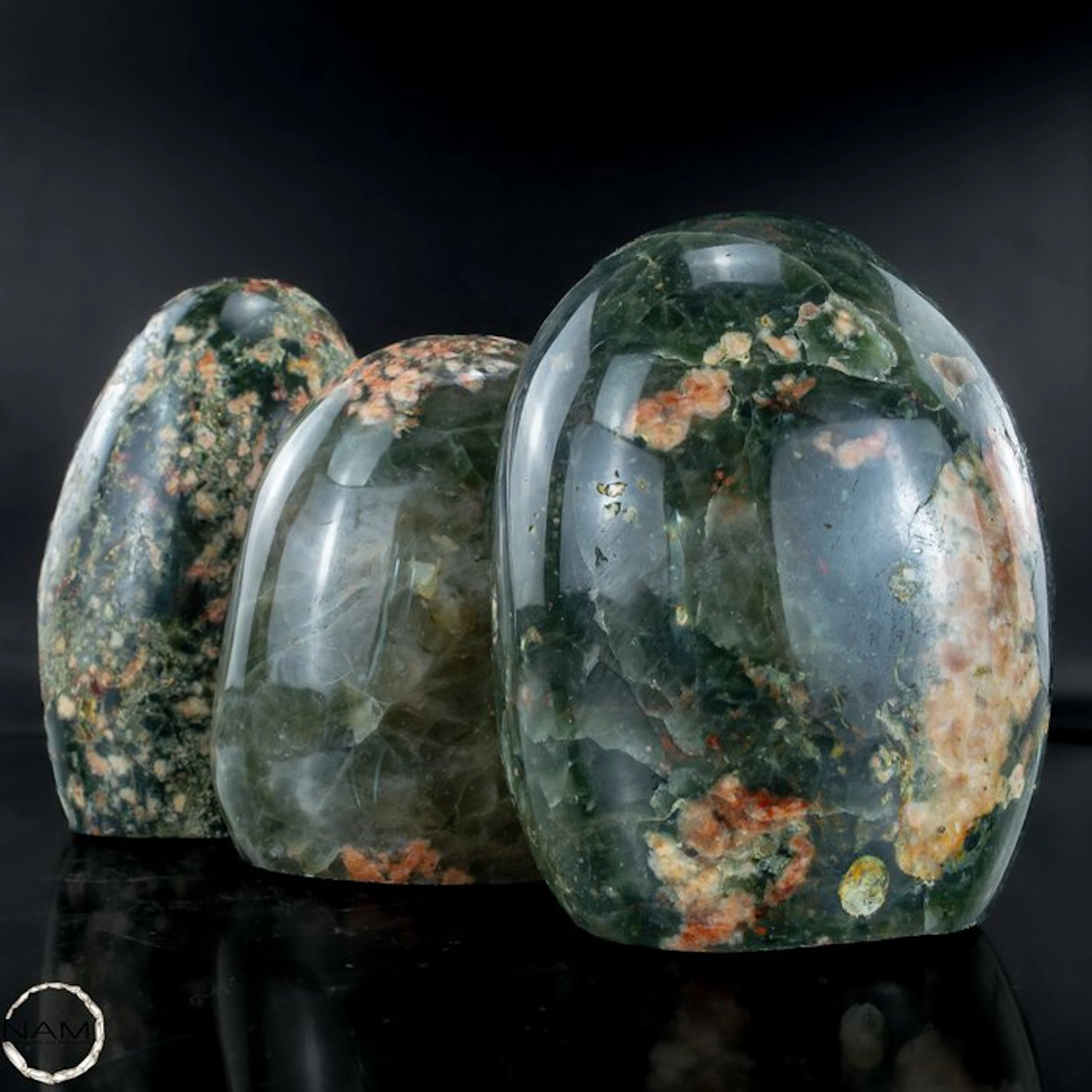 Nature Art in Stone – Exclusive Flower Agate Set Full of...