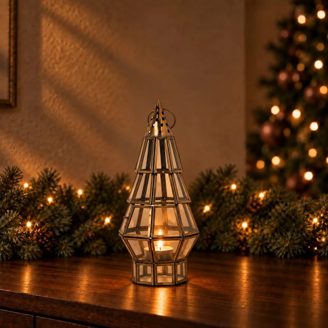 Lantern - Glass, Metal