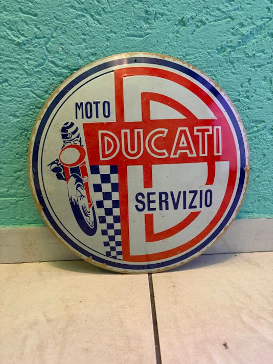 Ducati - Ducati Motorcycle Service - Sign - Metal
