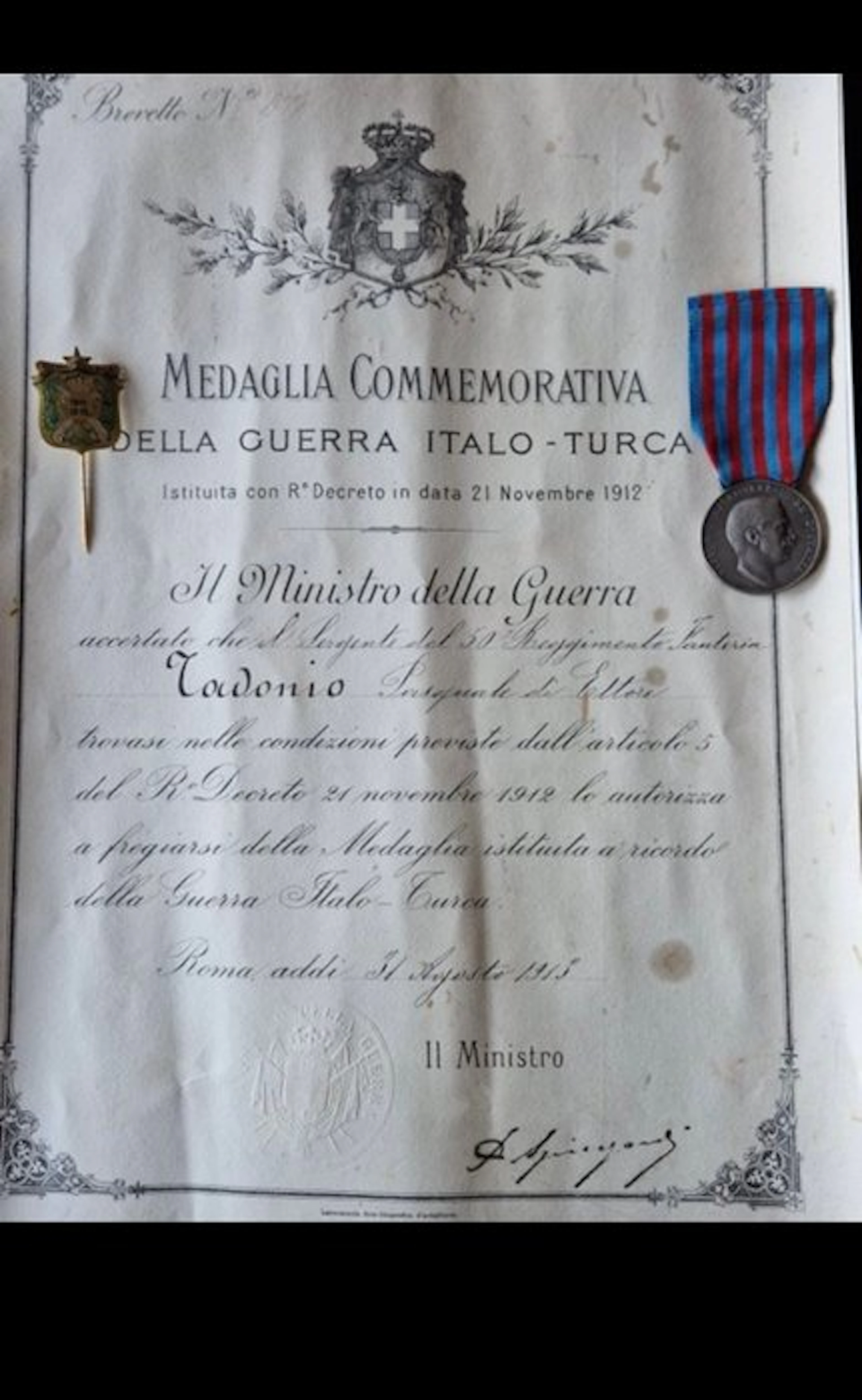 Italy - Army/Infantry - Military accessories - 1913