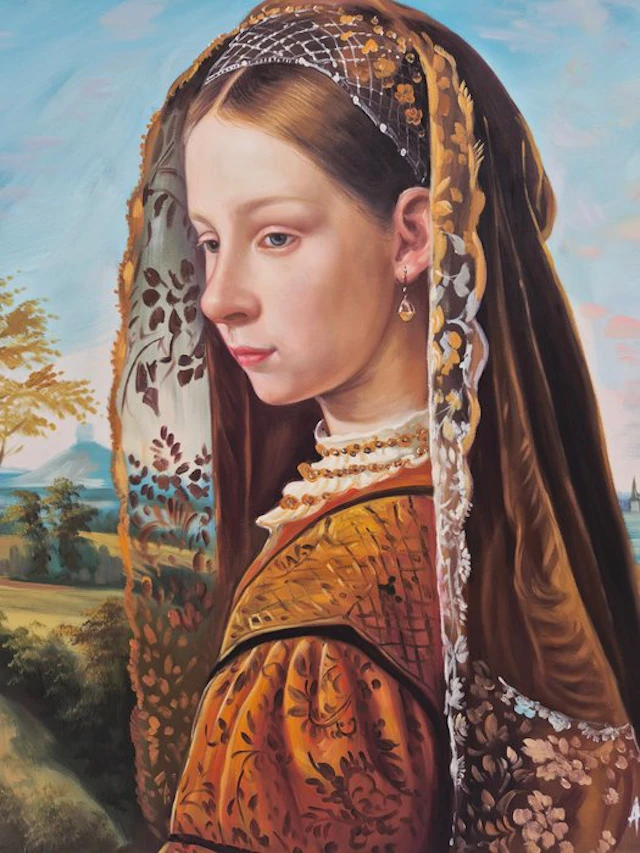 Anne Dias - (100% handpainted !) Lady Genevieve of Calm Defiance