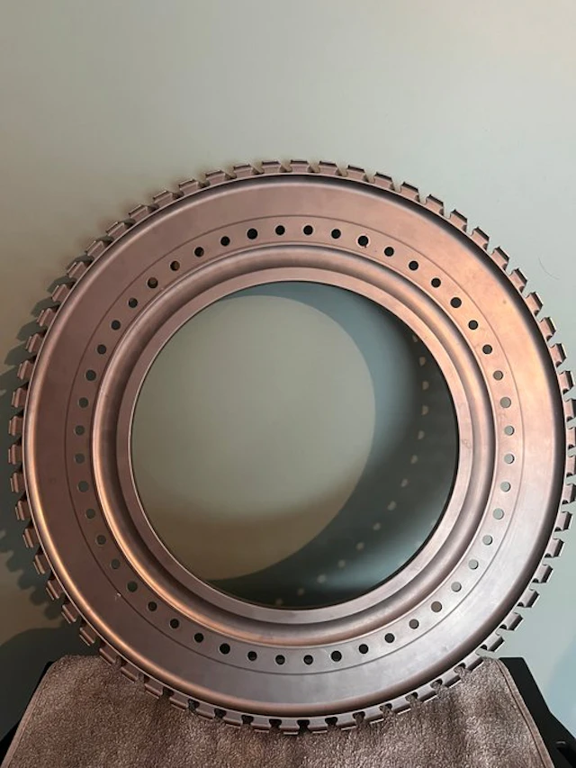 Pratt & Whitney JT8D Jet Engine Compressor Disc - 1960-1970