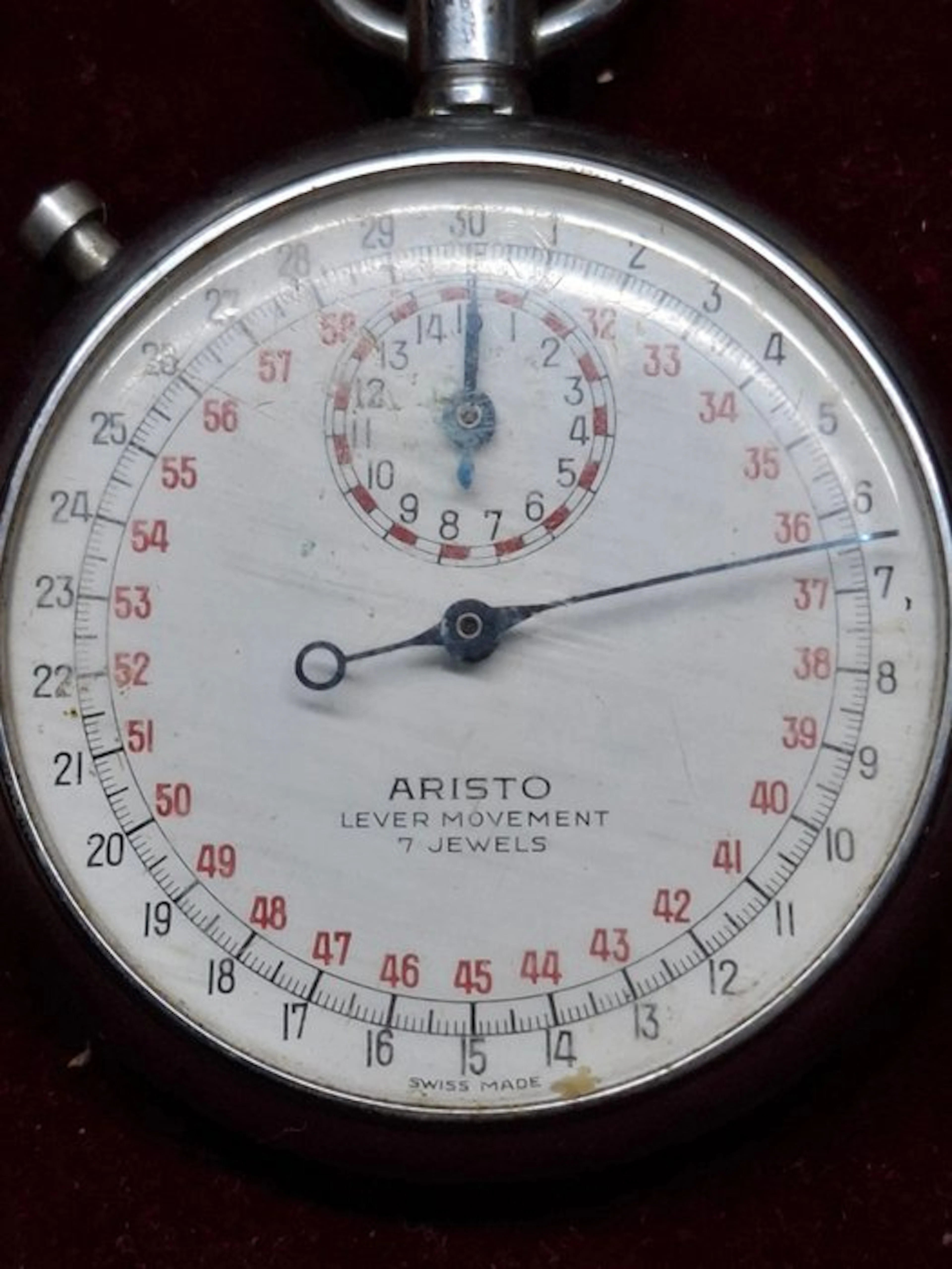Stopwatch - Aristo Swiss Made -Fraaie wijzerplaat - 1900-1949
