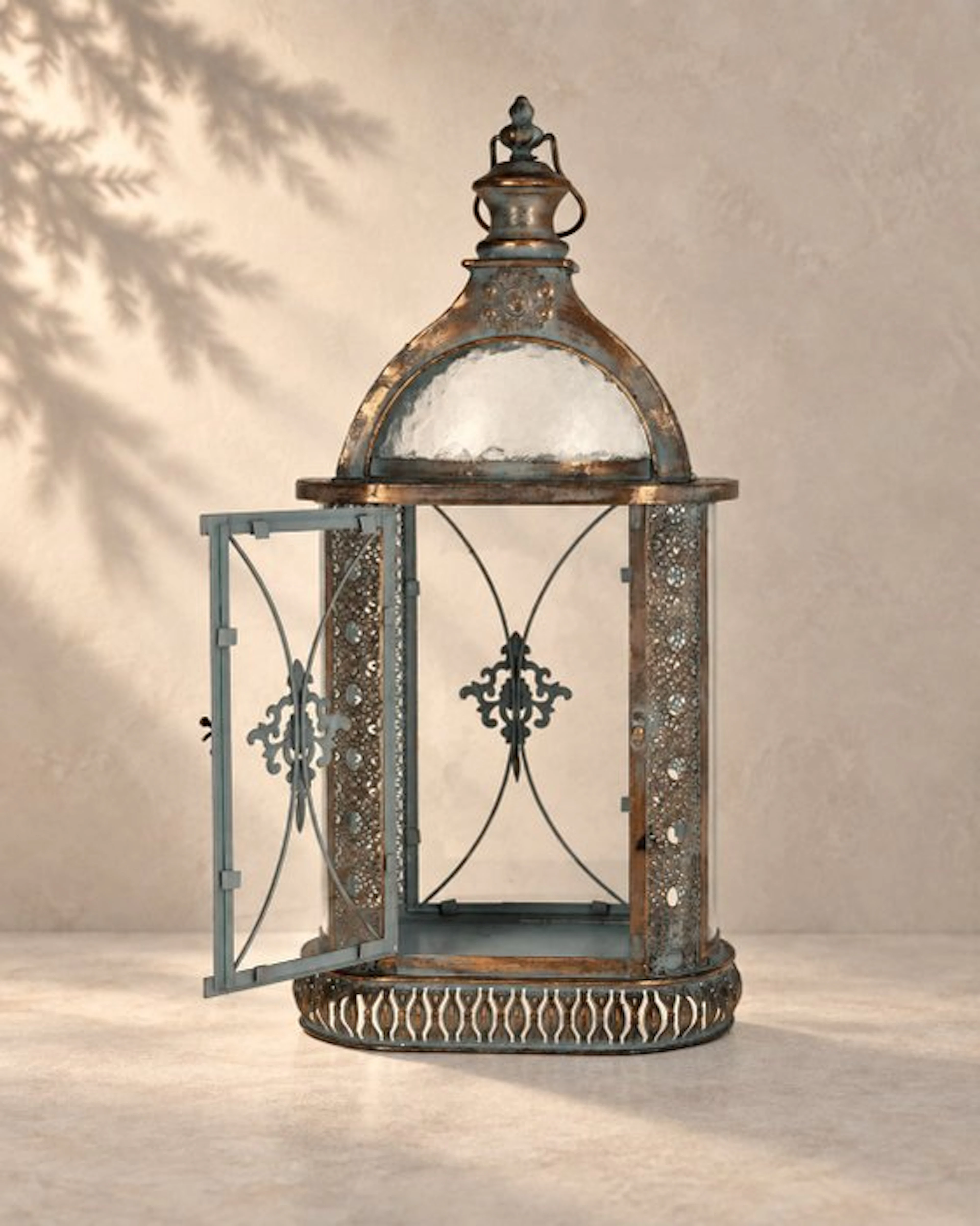 Lantern - Glass, Metal