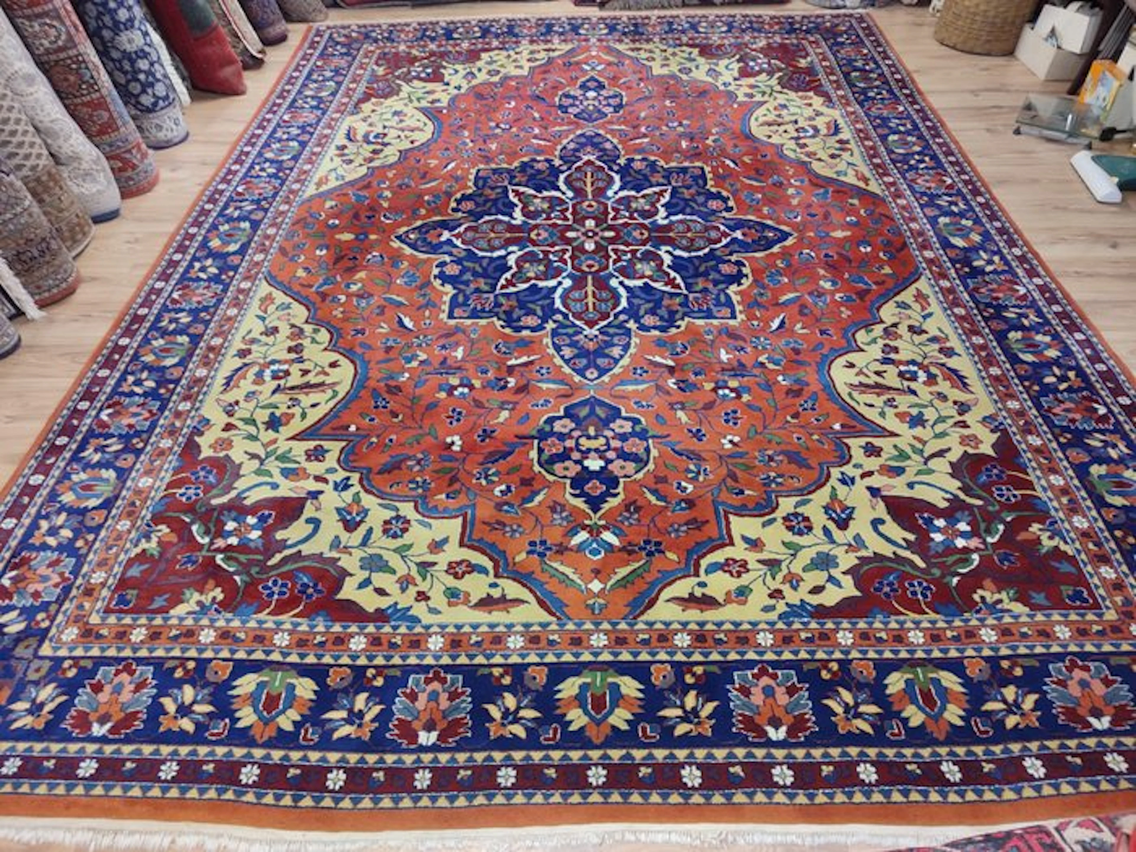 Bachtiar - Rug - 4.1 m - 2.95 m - Sarugh Royal Blumen Indo