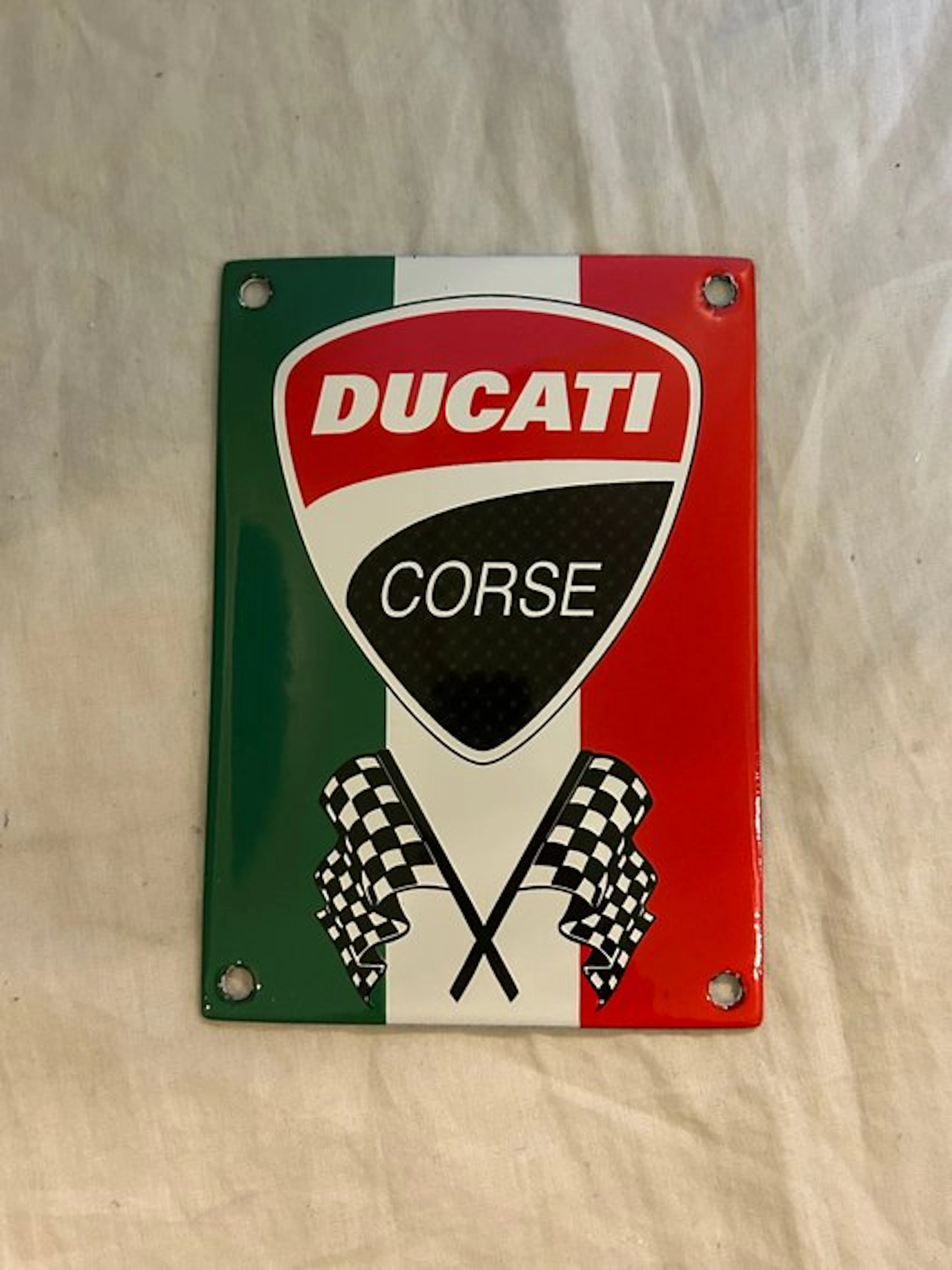 Enamel board - Ducati - Enamel sign - Enamel