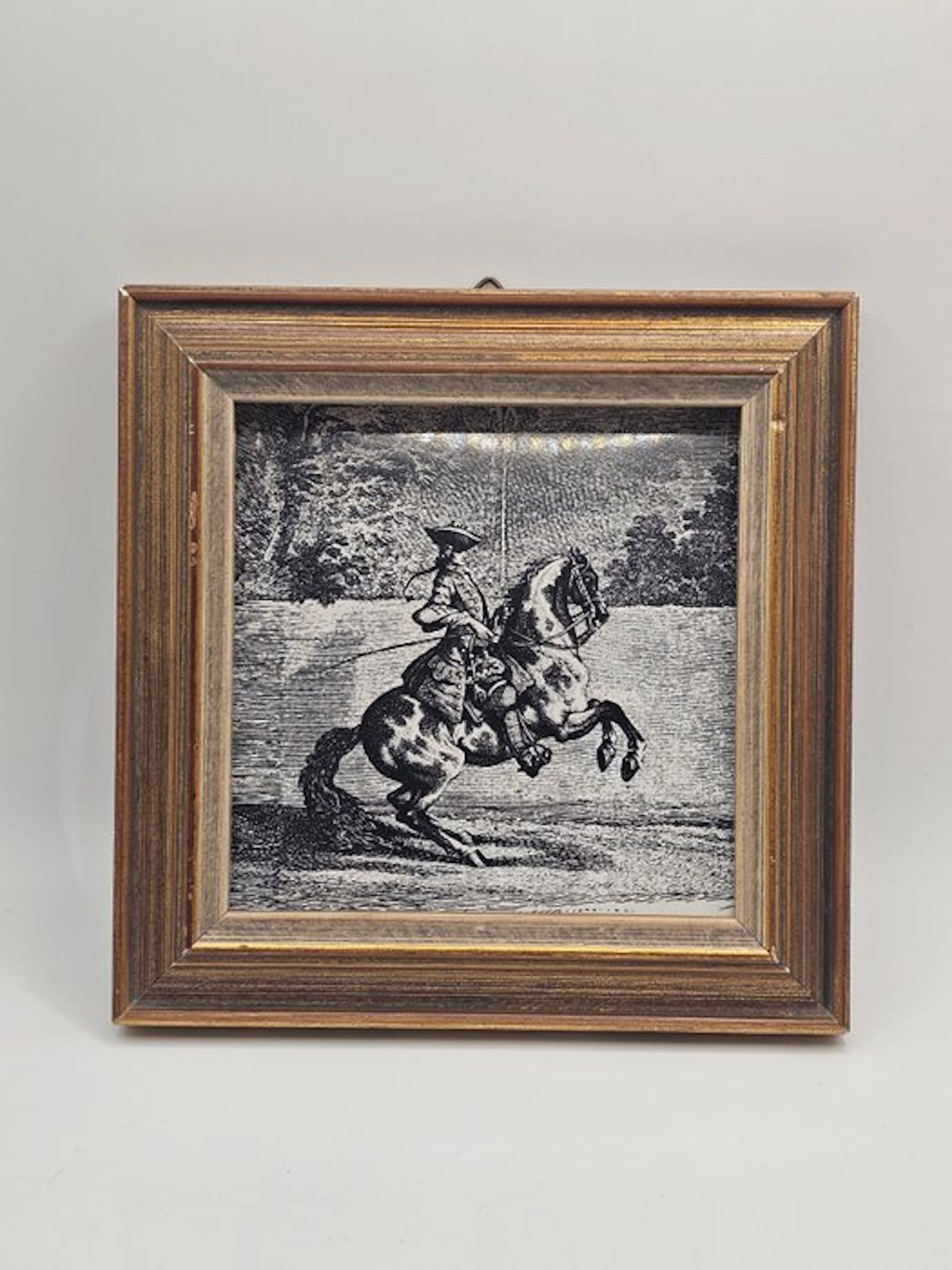 Unknown artist - Vintage-Keramikfliese von Villeroy...