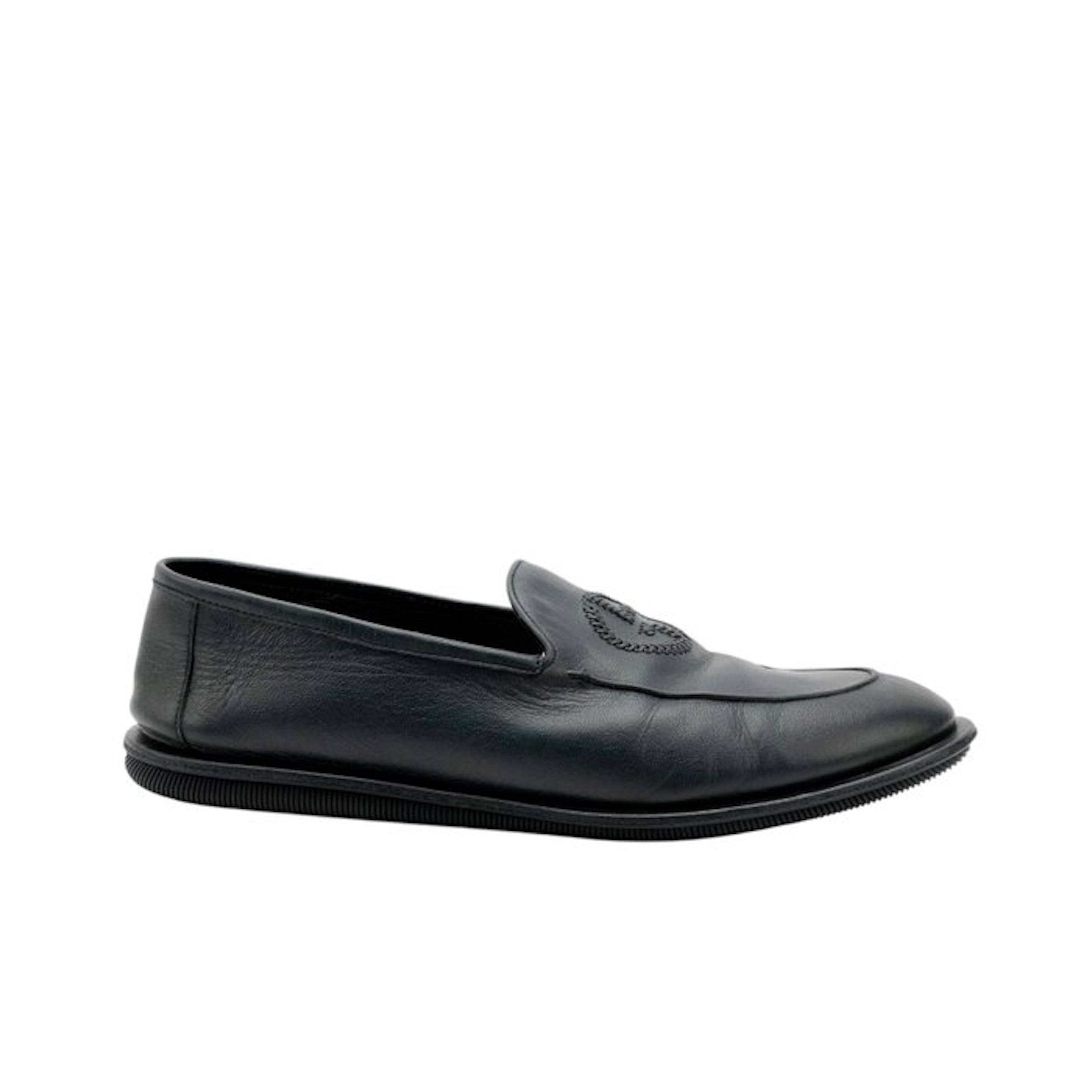 GIORGIO ARMANI - 8 UK - 42 IT - Shoes Loafers Logo Blue...