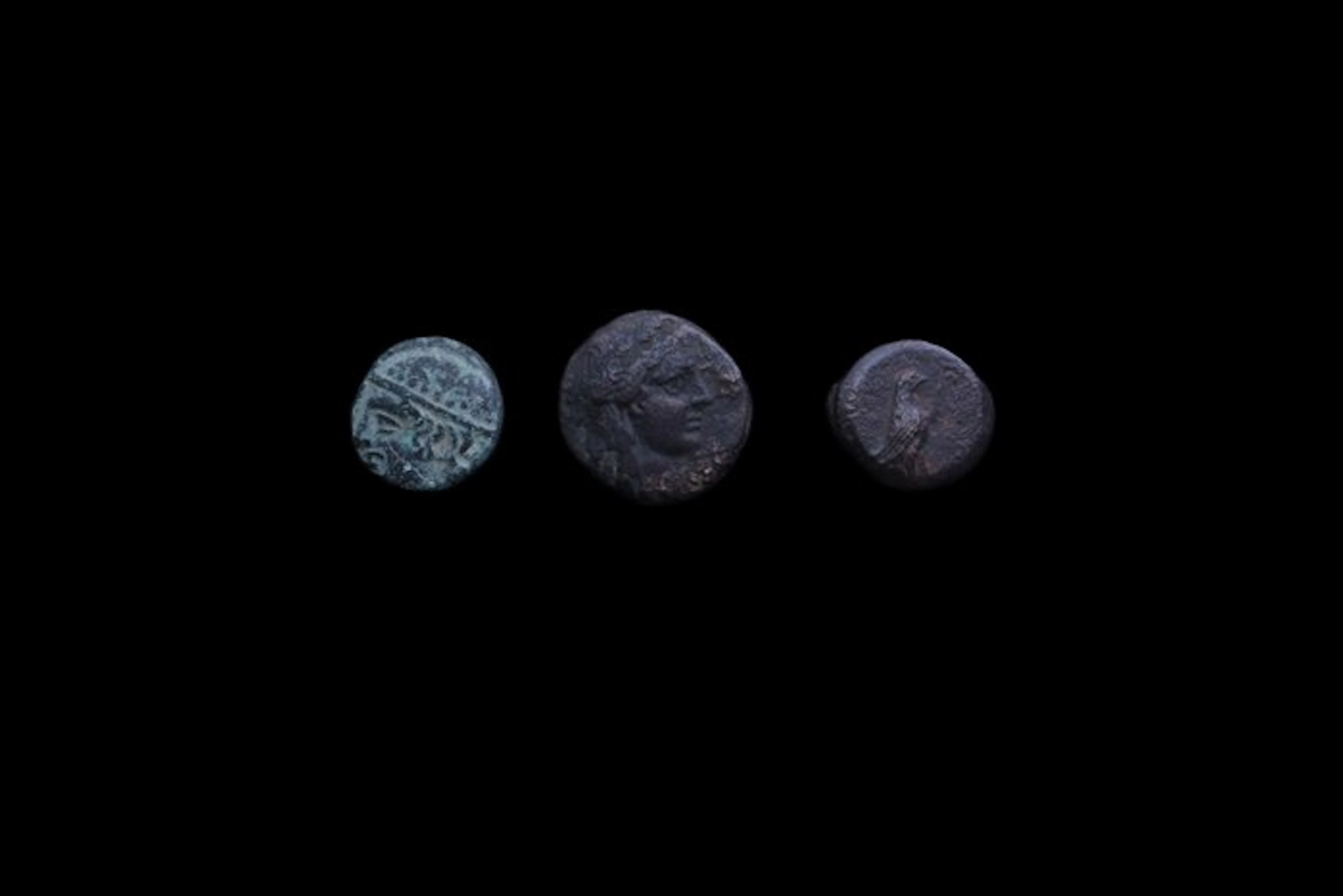 Lydia, Sardes, Aeolis, Kyme Lot of 3 Æ coins (No reserve price)