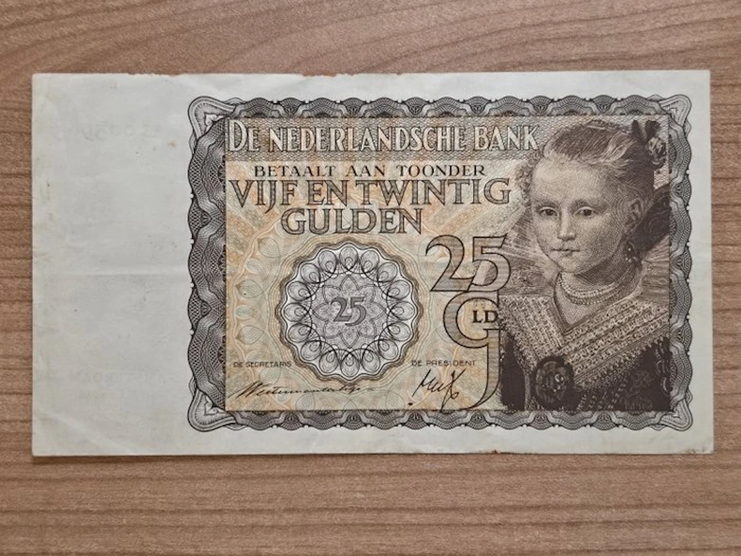 Netherlands. - 25 Gulden 1940 (Young Princess) - PL62.a (No reserve price)