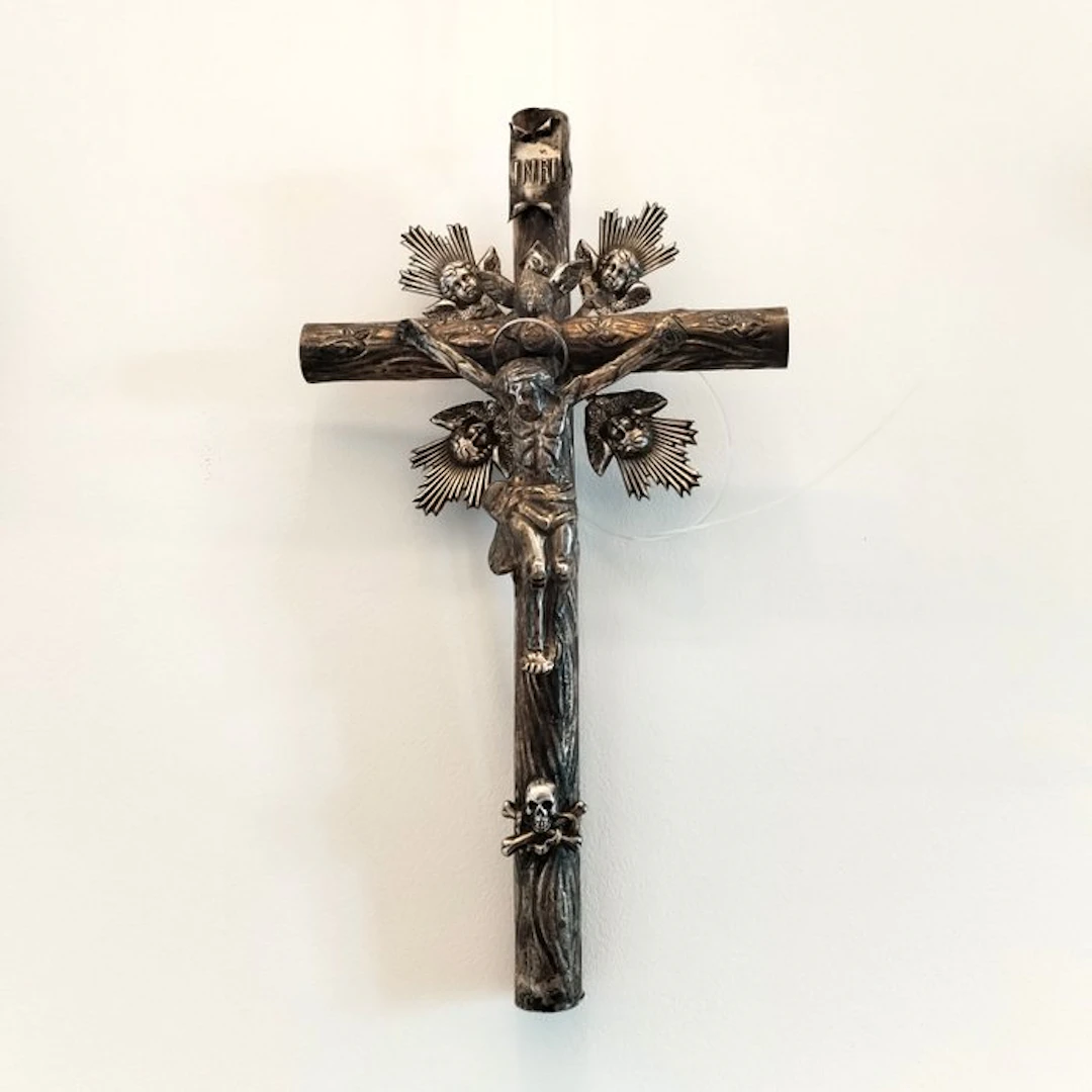 Crucifix - Silver - 1850-1900