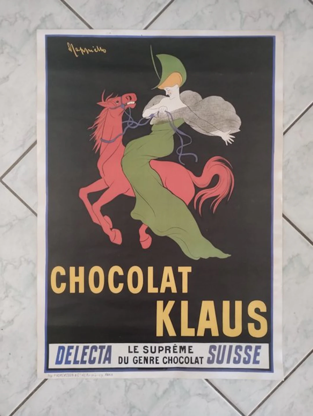 Leonetto Cappiello - Chocolat Klaus - 1970s