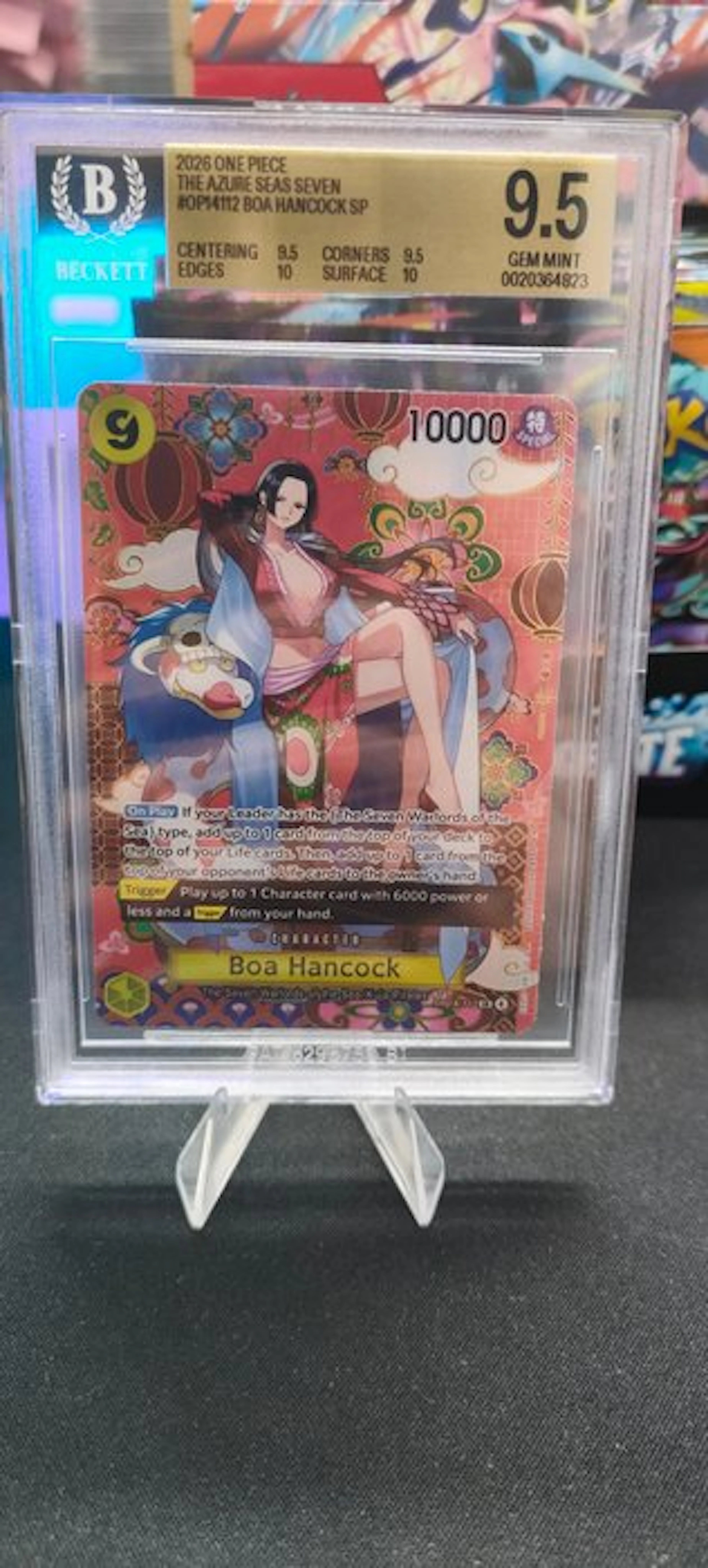 Bandai - 1 Graded card - One Piece - Boa Hancock OP14-112 Foil