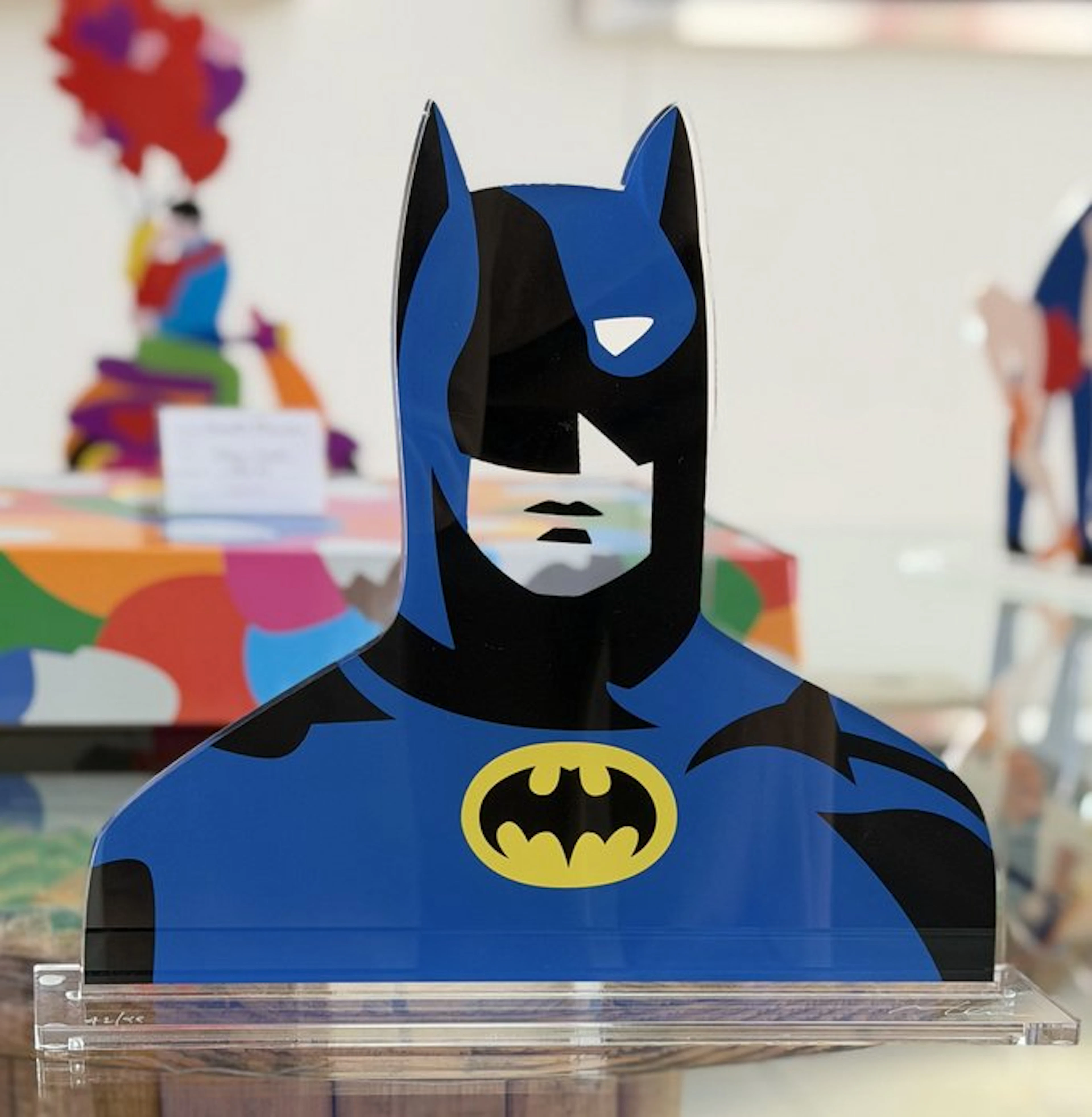 Marco Lodola (1955) - Sculpture, Dark knight - 30 cm - Plastic