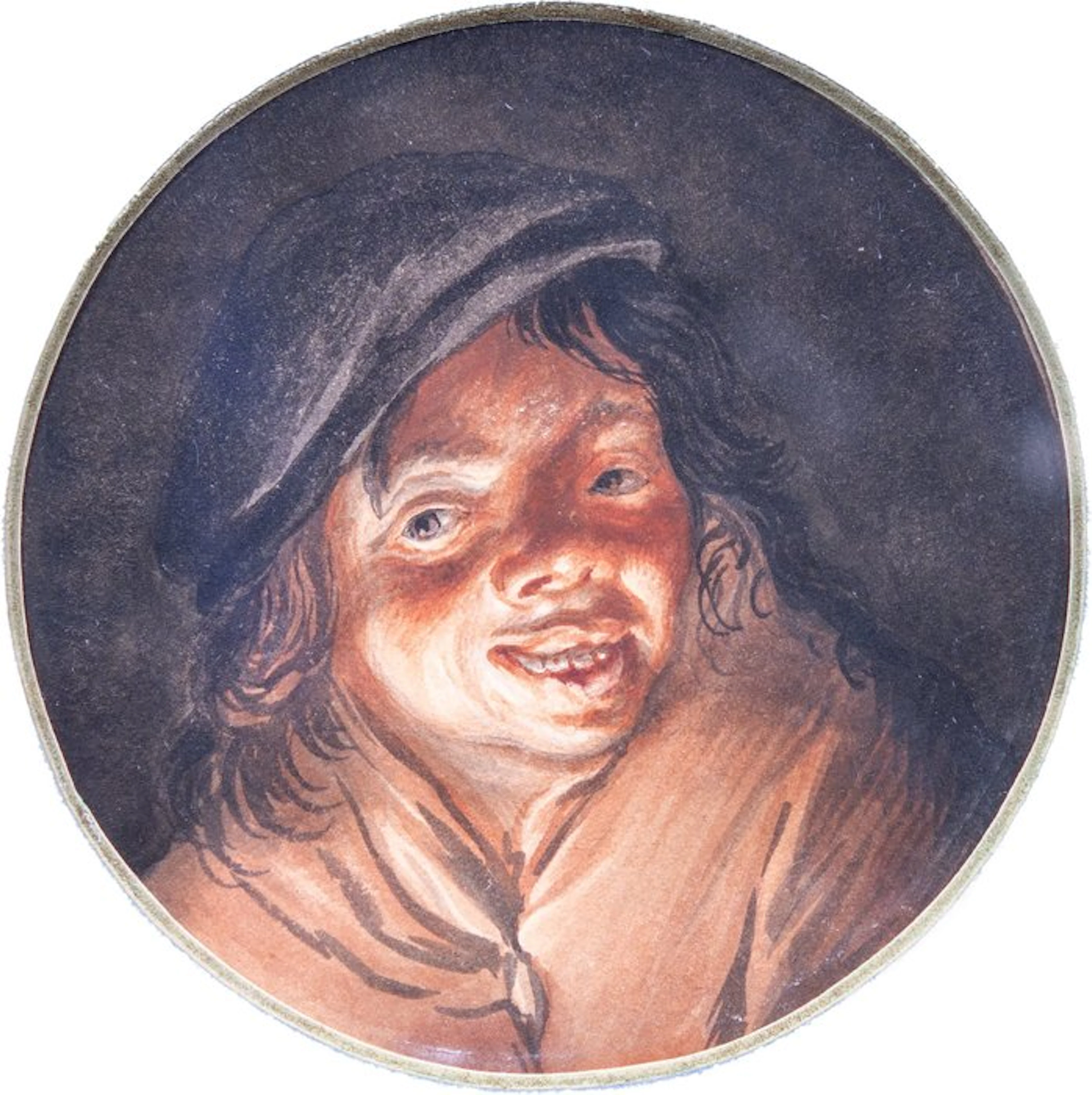 Jan Stolker (1724–1785), Attributed to - Lachende jongen met hoed (No Reserve)