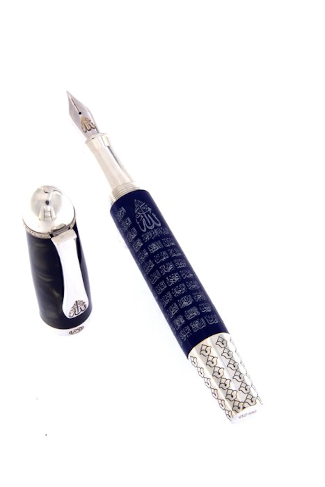 Urso - Fountain pen 99 Names of Allah in sterling silver...