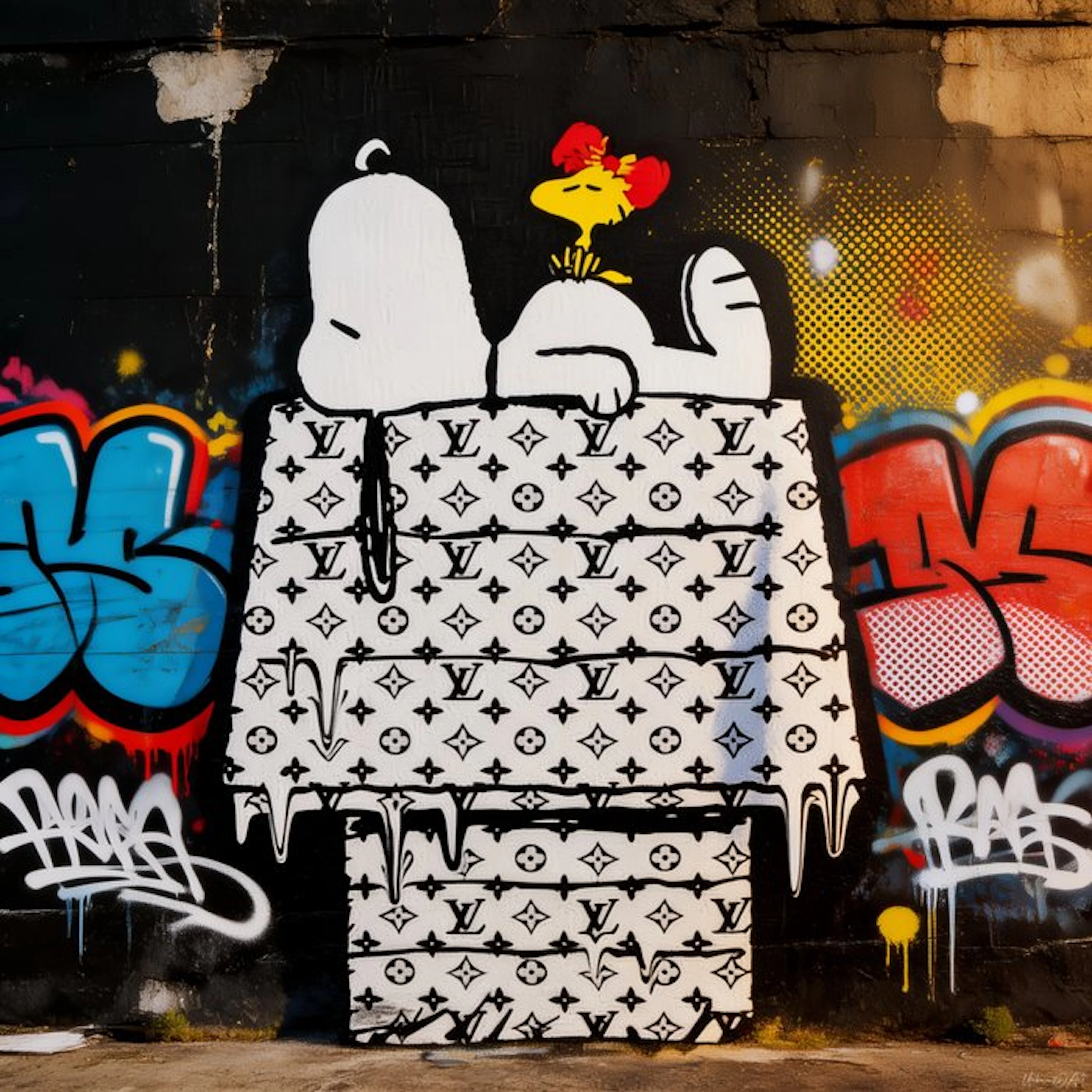 Urban3DArt (1971) - Snoopy LV Limited Edition art numérique mixte