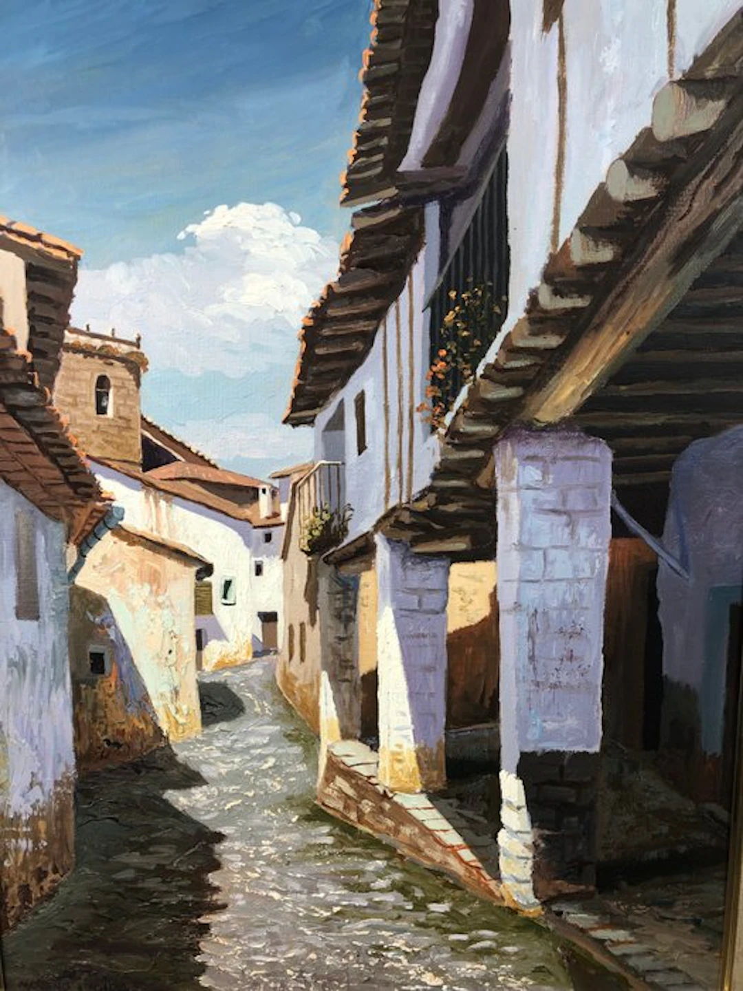 Vicent Moreno i Mira (1937) - Carrer amb porxi (La mata de Morelia)