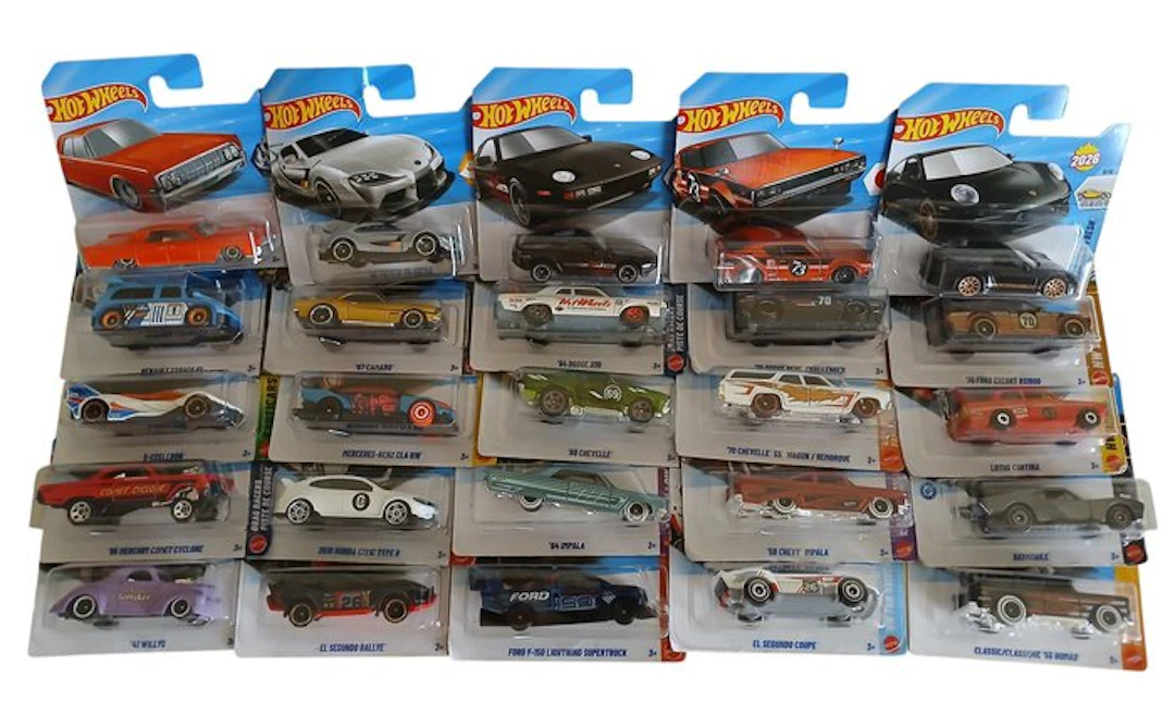 Hot Wheels 1:64 - Model car (25) - Lotto 25 hotwheels