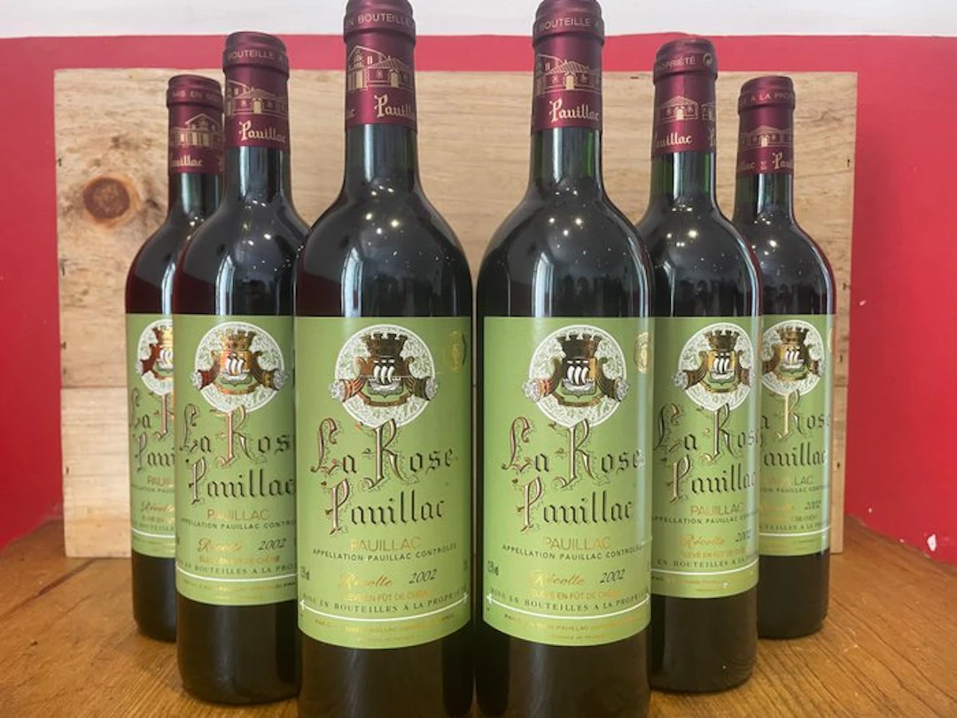 2002 La Rose Pauillac - Pauillac - 6 Bottles (0.75L)
