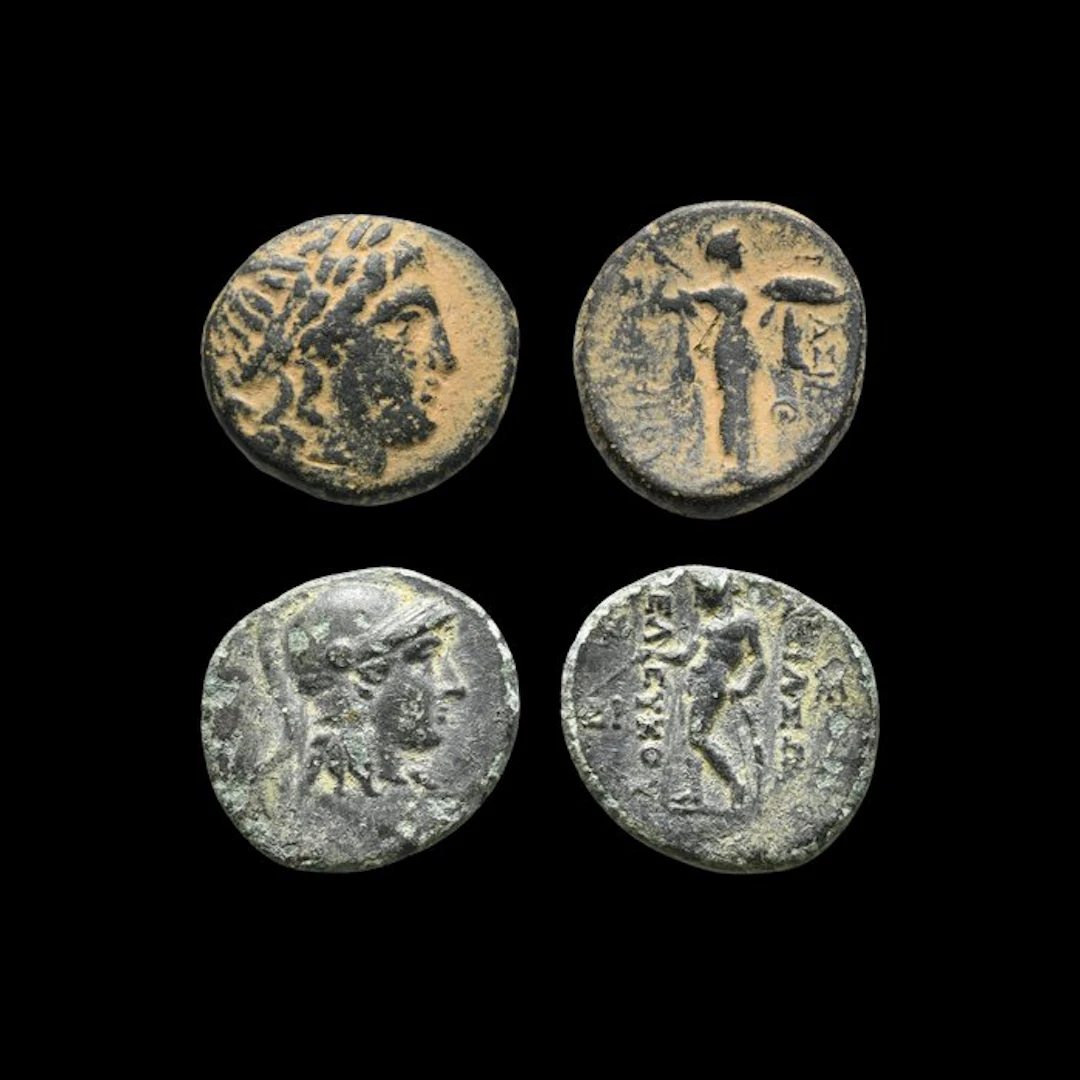 Seleucid Kingdom Lot of 2x Æ including Seleukos I...