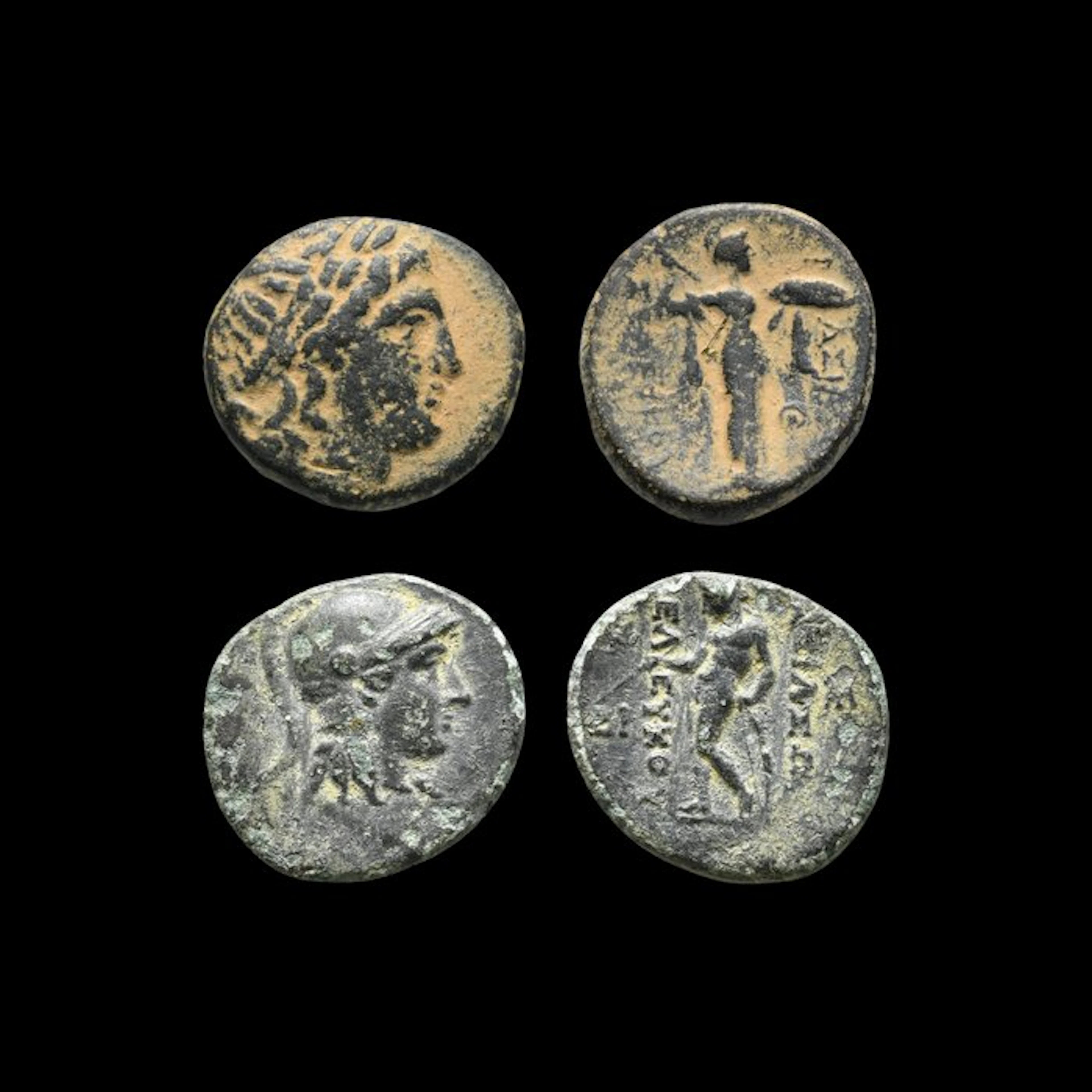 Seleucid Kingdom Lot of 2x Æ including Seleukos I...