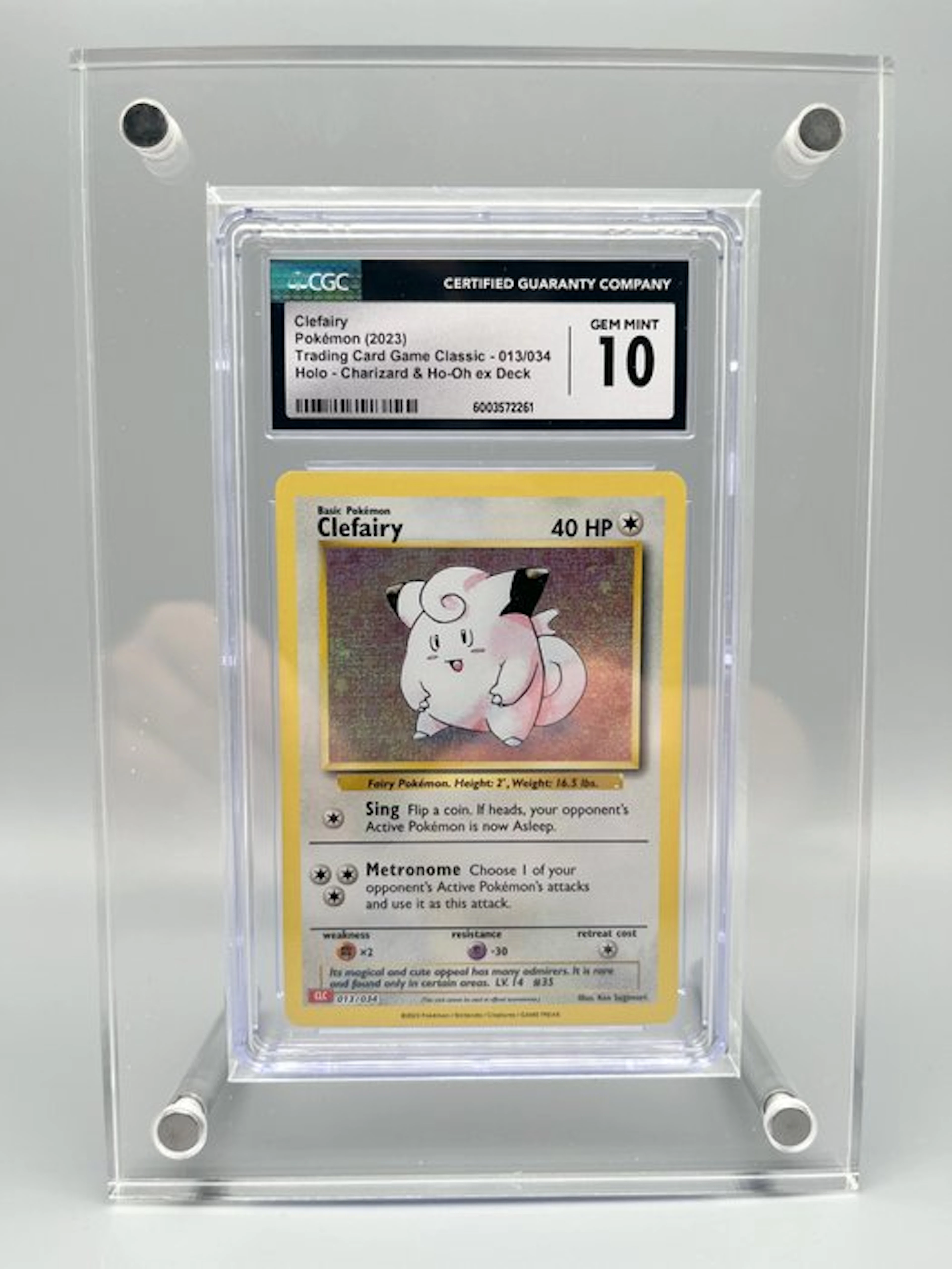 Pokémon Graded card - Clefairy - CGC 10 - Various sets