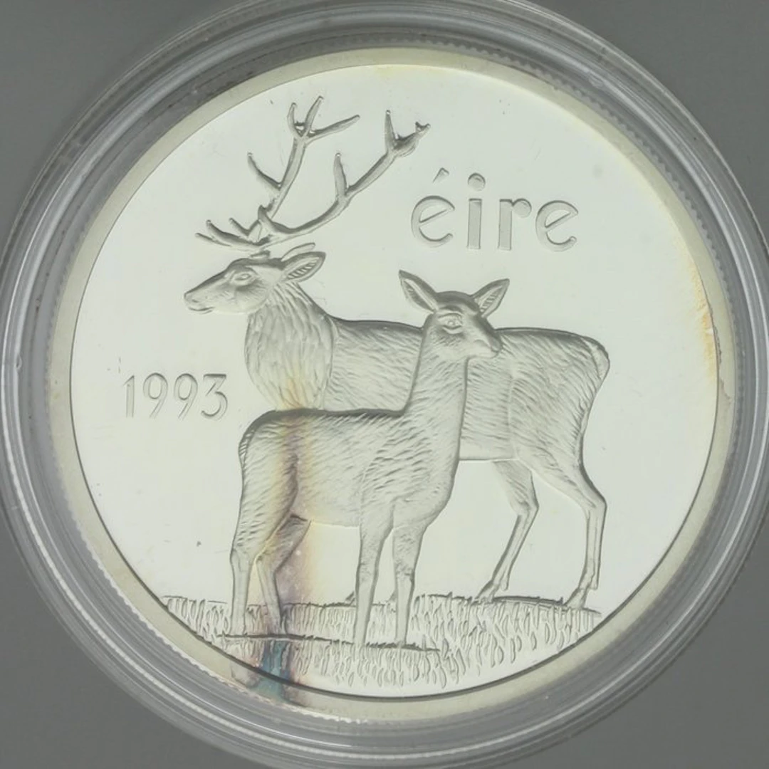 Ireland. Eire Ecu Argent PROOF 1993 (No reserve price)