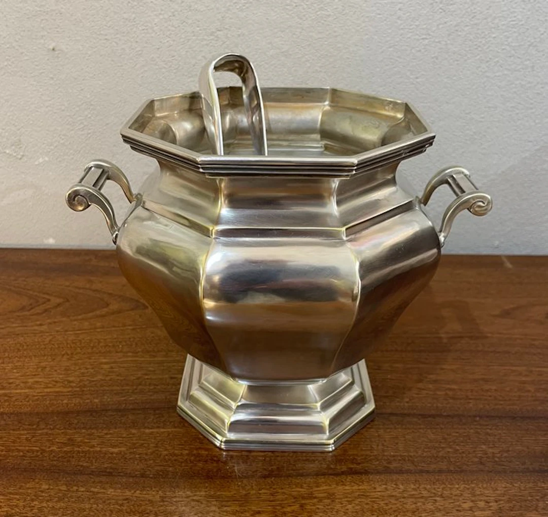 Ice bucket - Silverplated