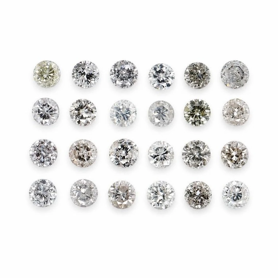 No reserve price - 24 pcs Diamond (Natural) - 1.02 ct - Round - SI1