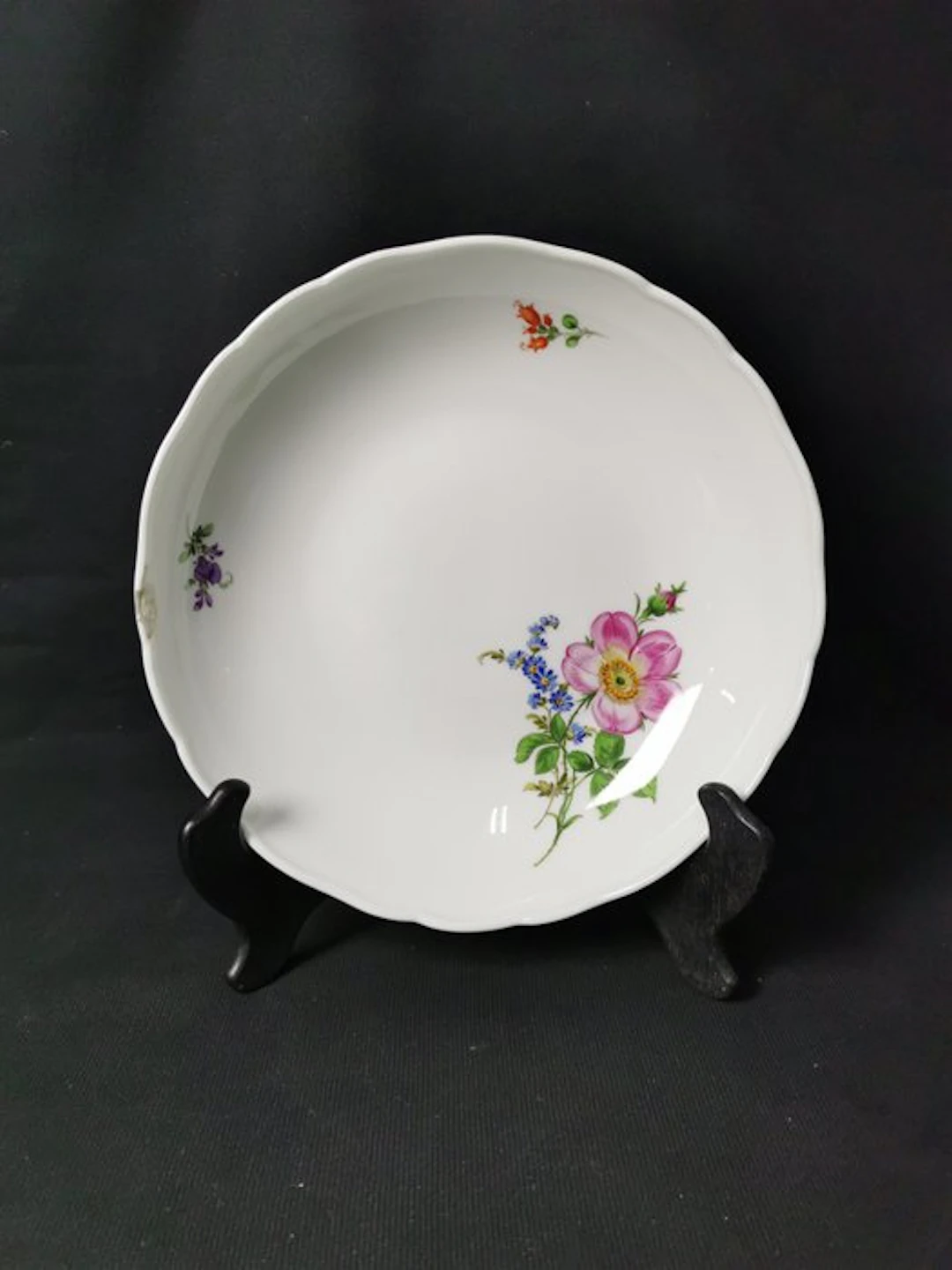 Meissen - Blume 3 - Ciotola - D.25cm - 1.Wahl - XX secolo - Platter - Porcelain